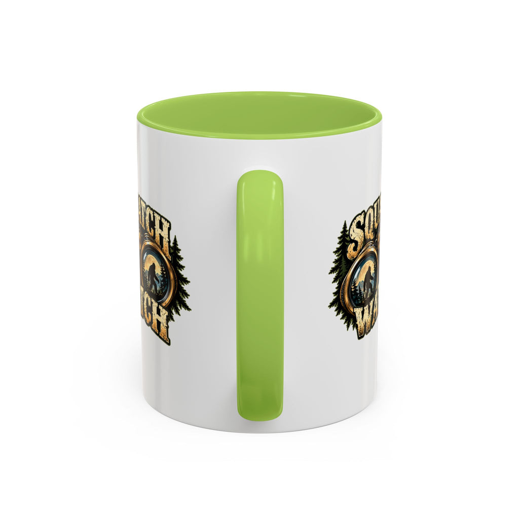 Squatch Watch Bigfoot Mug | Two-Tone Sasquatch Coffee Cup (11oz/15oz)