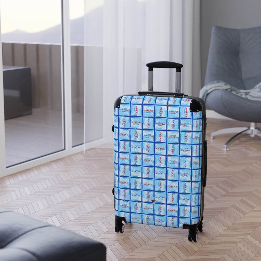 American Gulf Patterned Suitcase
