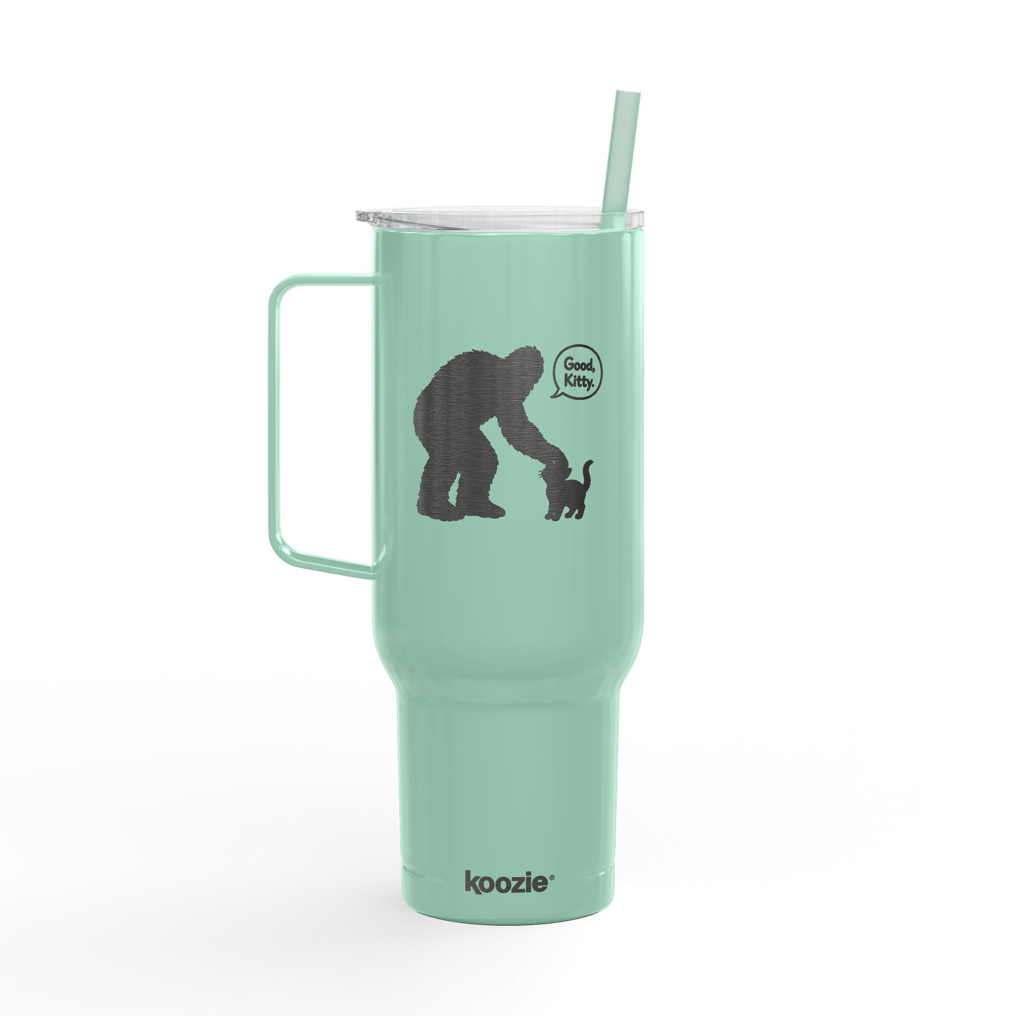 Bigfoot & Cat “Good, Kitty.” 40 oz Insulated Tumbler