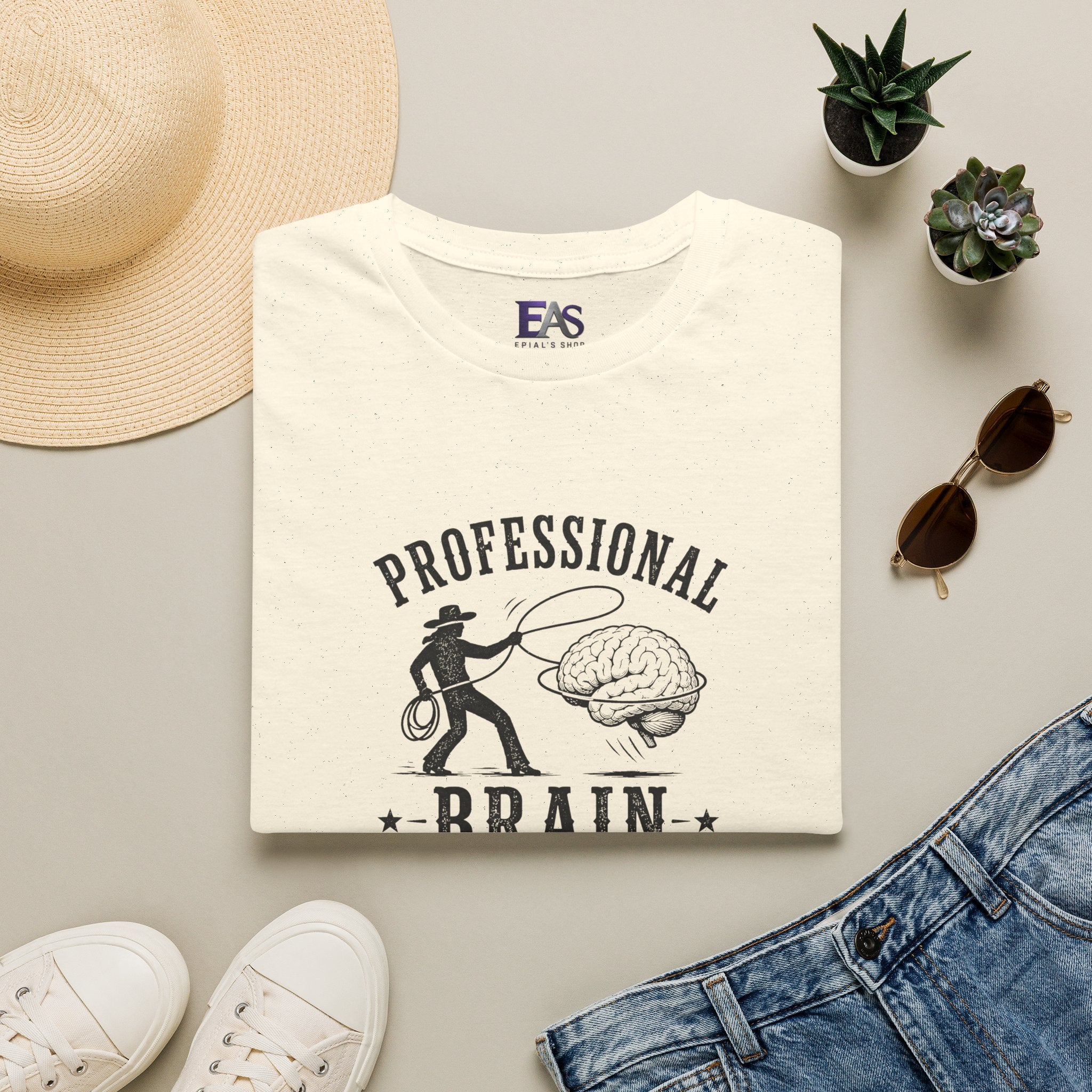 Professional Brain Wrangler Epilepsy Awareness T-Shirt