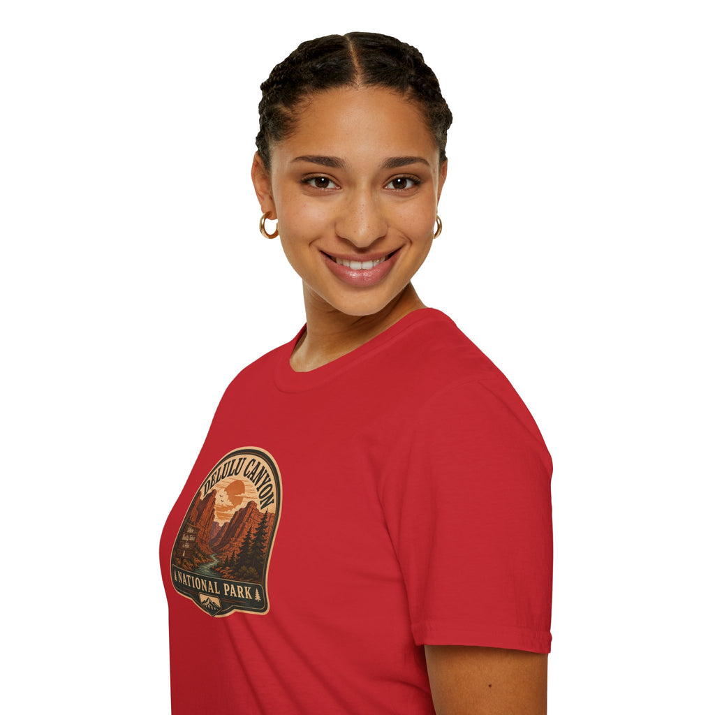 Delulu Canyon National Park Unisex T-Shirt | Funny Retro National Park Parody Tee