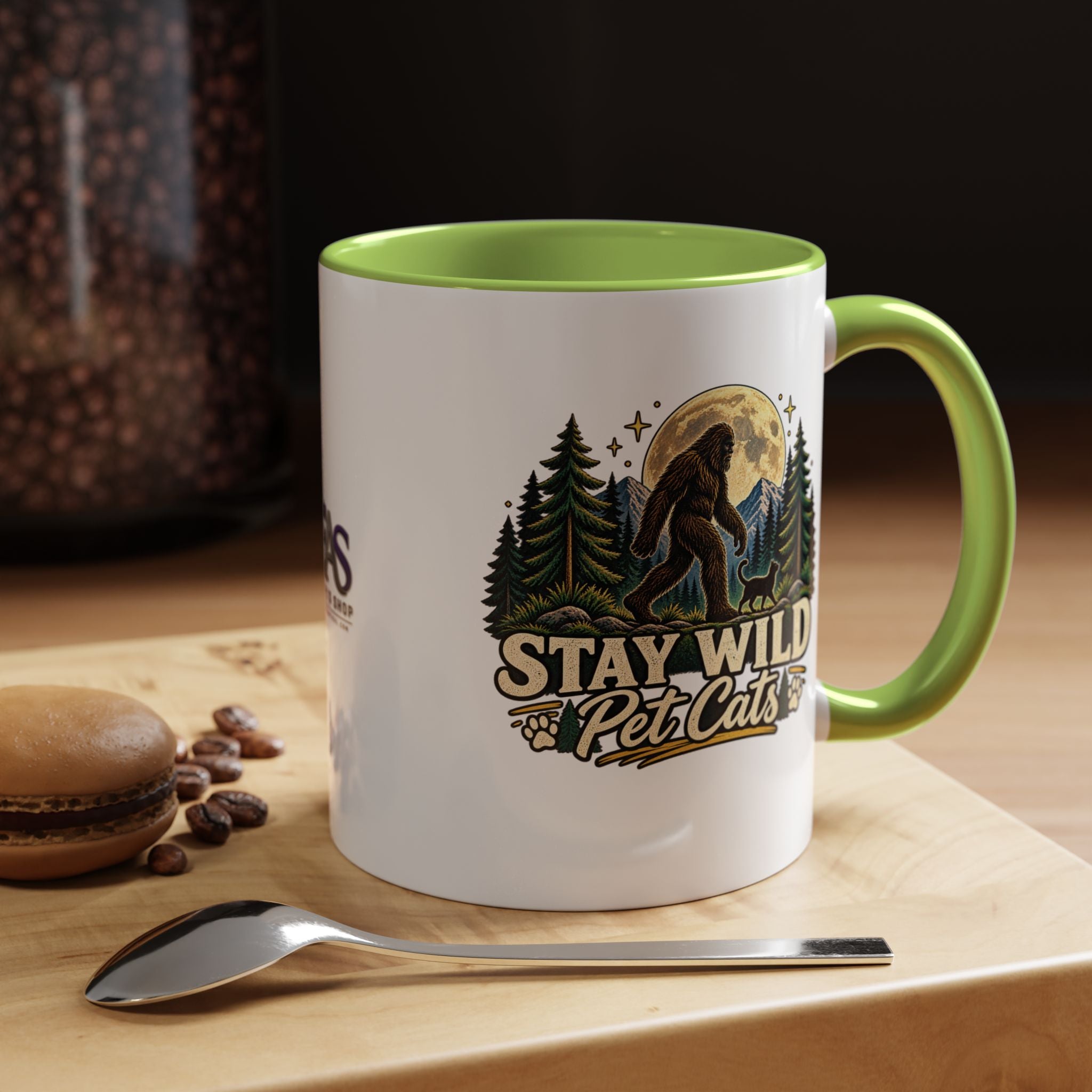 Stay Wild Pet Cats Sasquatch Accent Mug