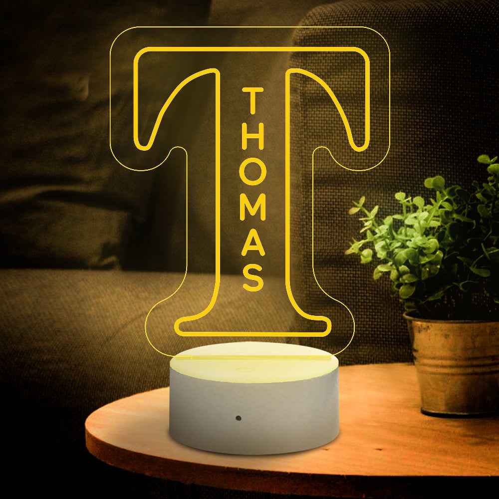 LED A–Z Personalized Lamp | “Yes, It’s Your Name. Obviously.”