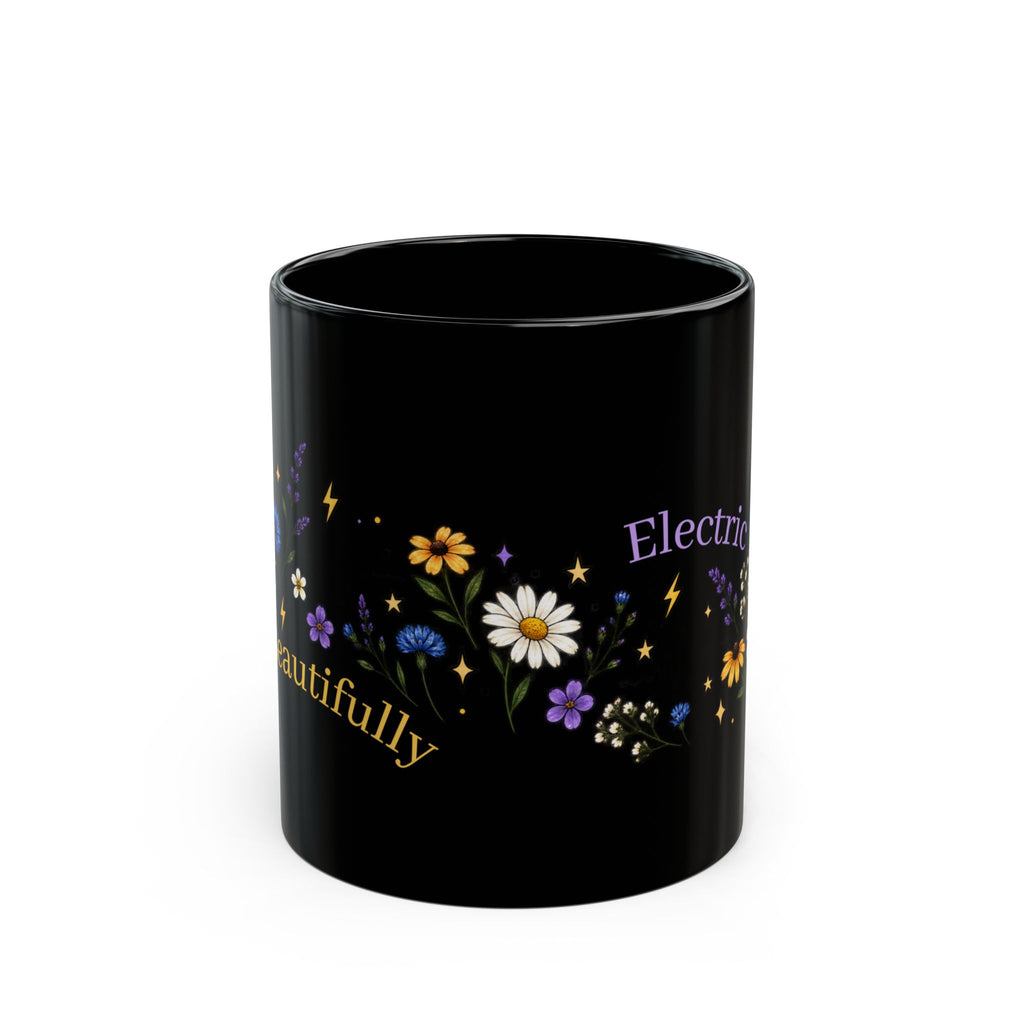 Beautifully Electric Epilepsy Awareness Black Mug (11oz/15oz)