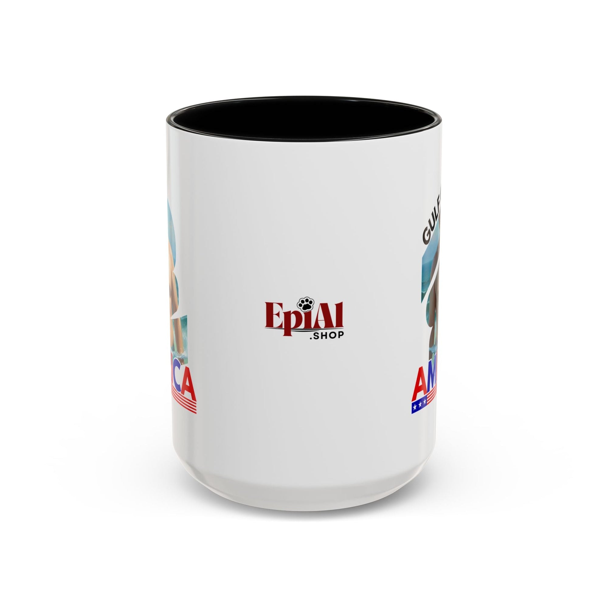 Trump's Gulf of America Accent Coffee Mug Printify