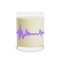 Epilepsy Awareness EEG Wave Soy Candle – Purple Ribbon Support Gift
