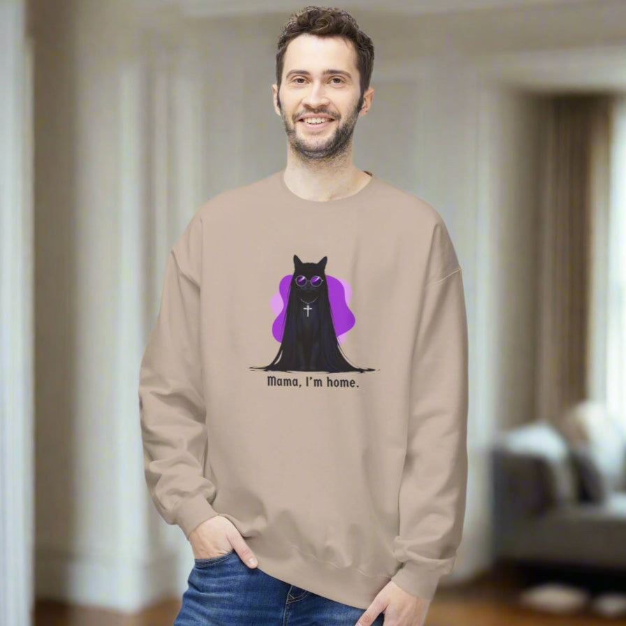 Mama I'm Home Ozzy Cat Sweatshirt