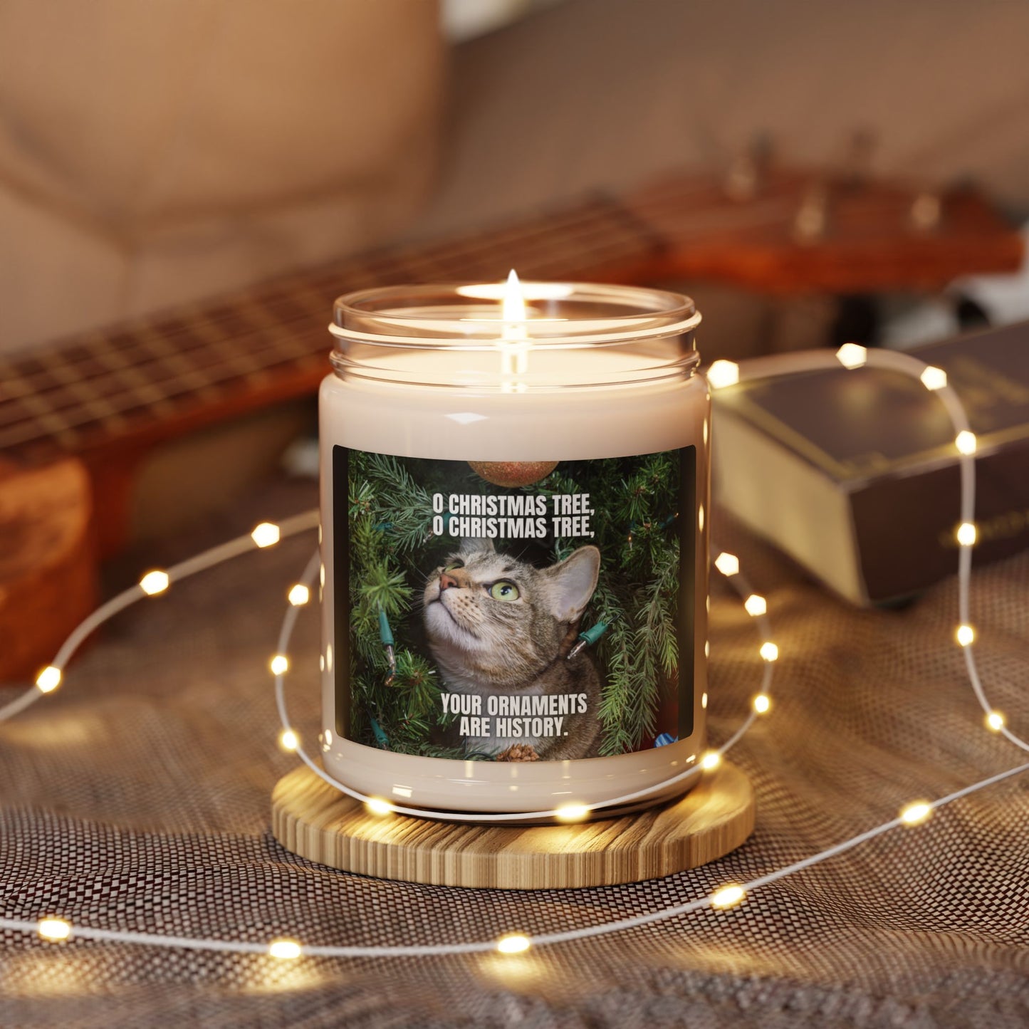O Christmas Tree Scented Soy Candle, 9oz