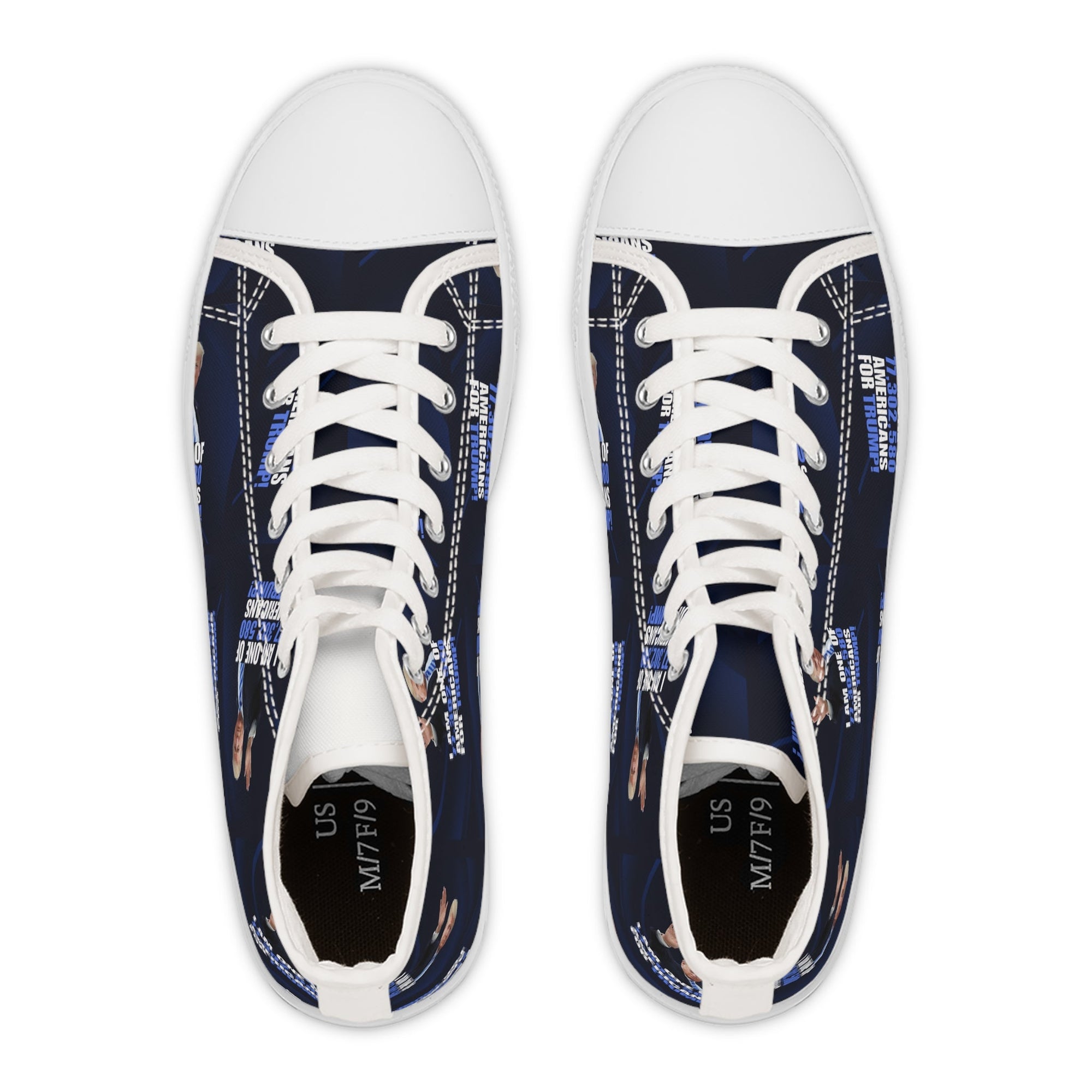 Women's High Top Sneakers - American for Trump Printify