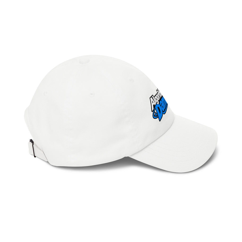 Algorithmically Damaged Dad Hat | Funny Algorithm Social Media Cap