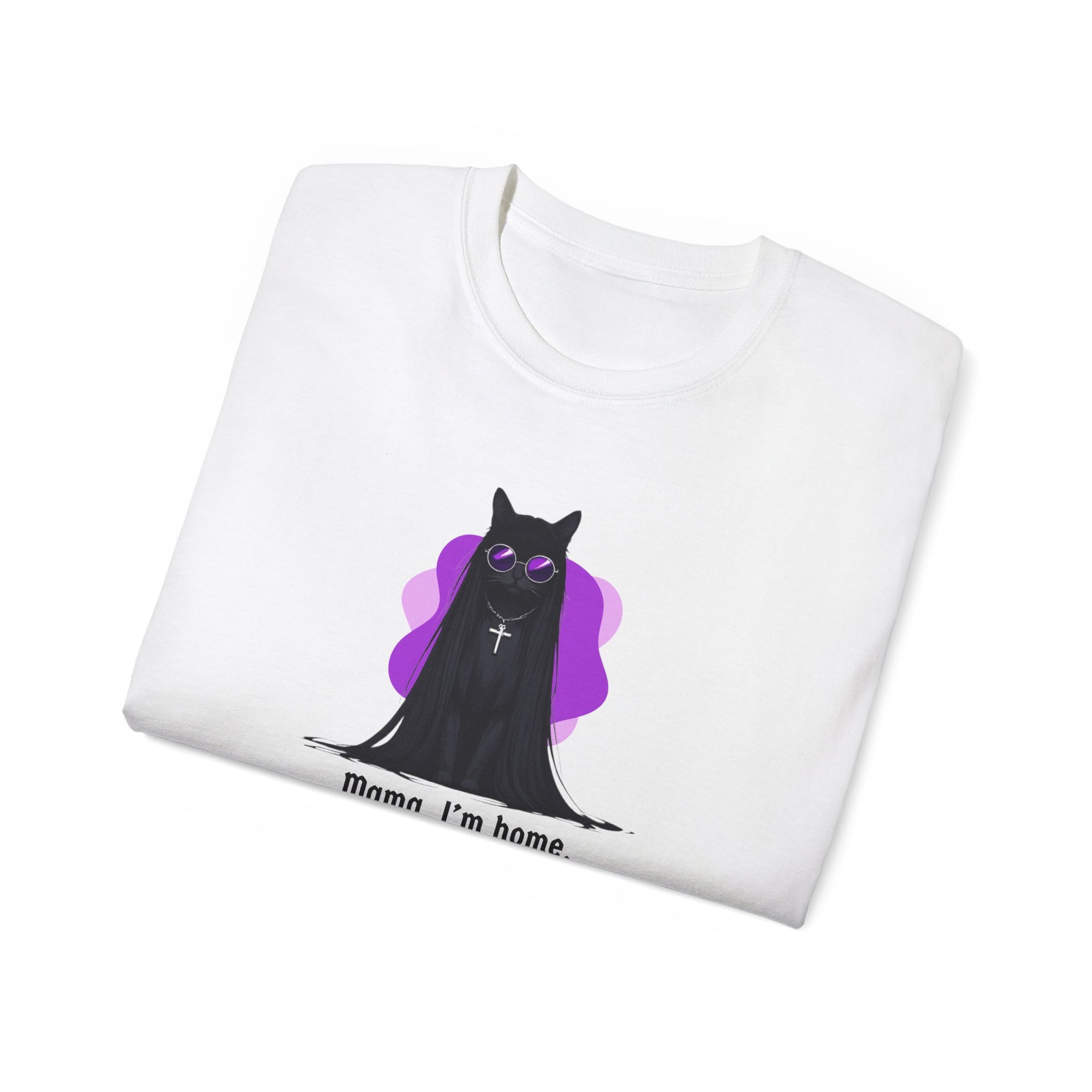 Mama I'm Home Ozzy Cat Graphic Tee