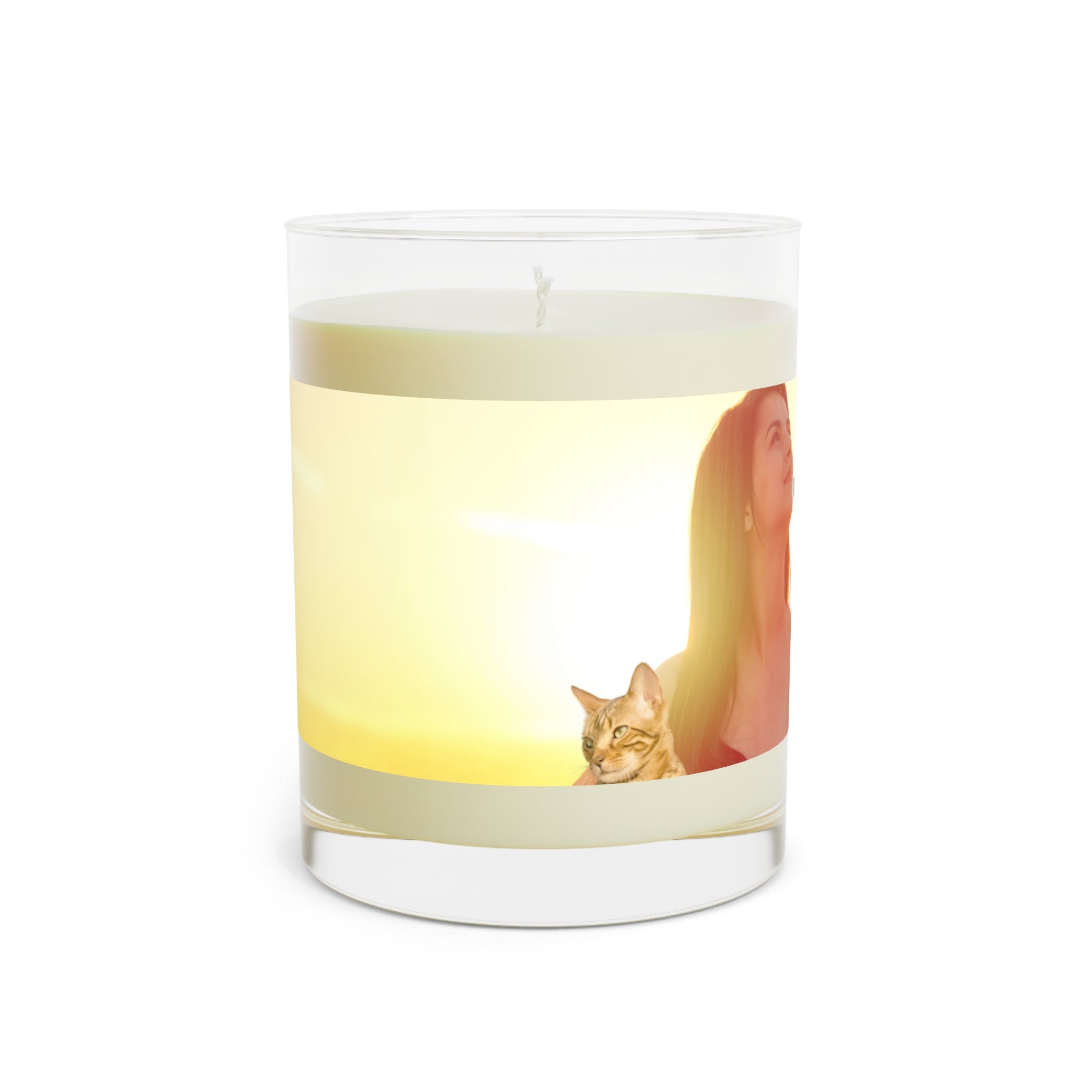 Photo depicting the ​Don't Look Around - Look Up Scented Candle - Full Glass, 11oz from EpiAl's Shop.