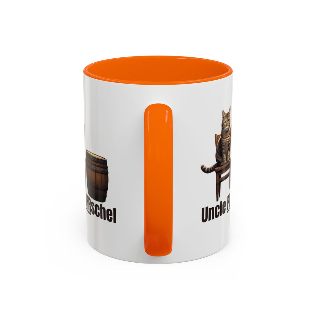 Humorous Uncle Purrschel Cat Accent Coffee Mug