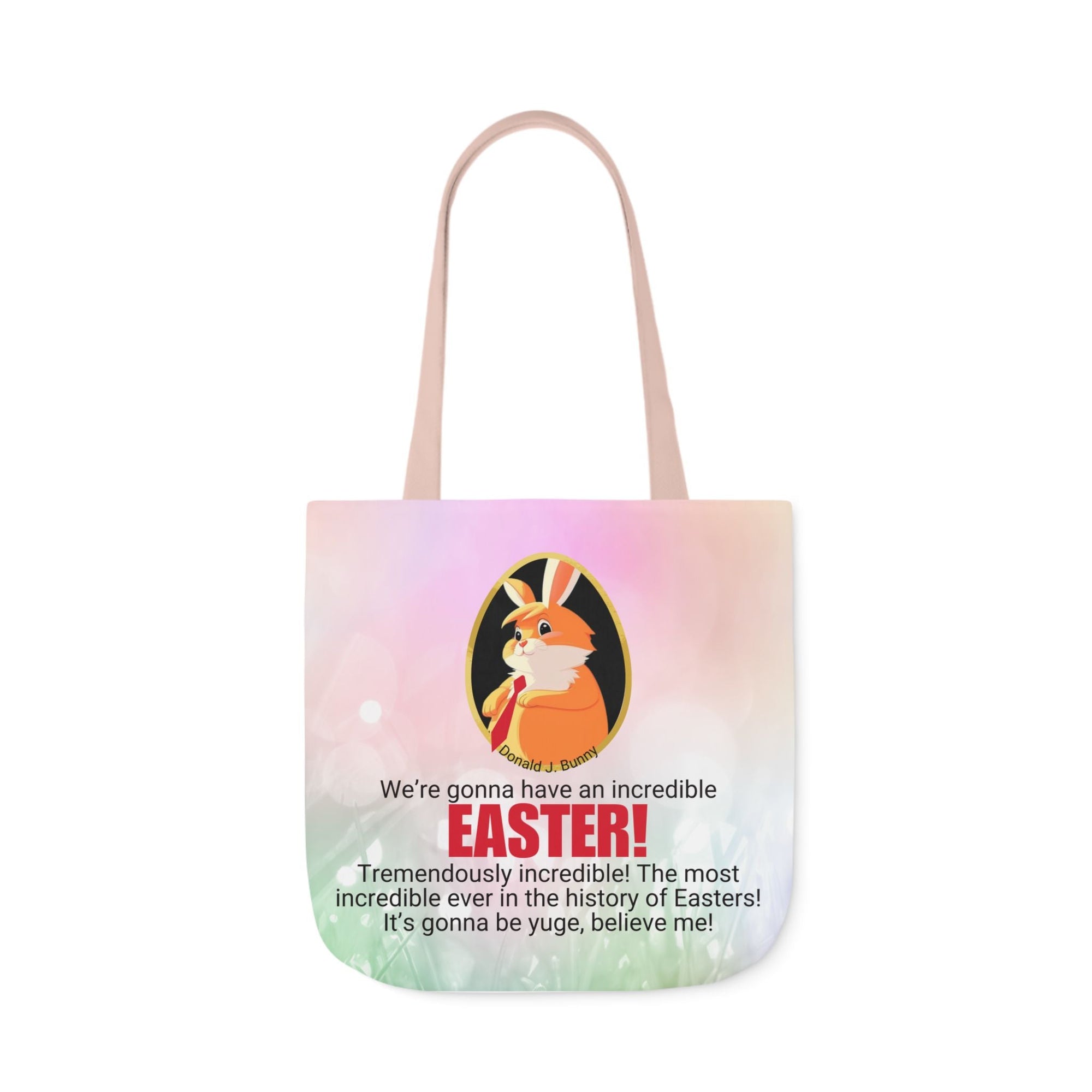 Incredible Easter Canvas Tote Bag - 5-Color Straps Printify