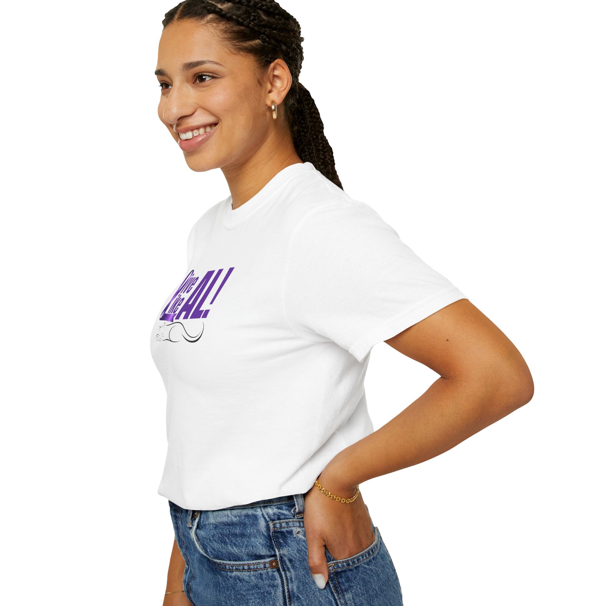 Live Like AL T-Shirt – Epilepsy Awareness Cat Tee