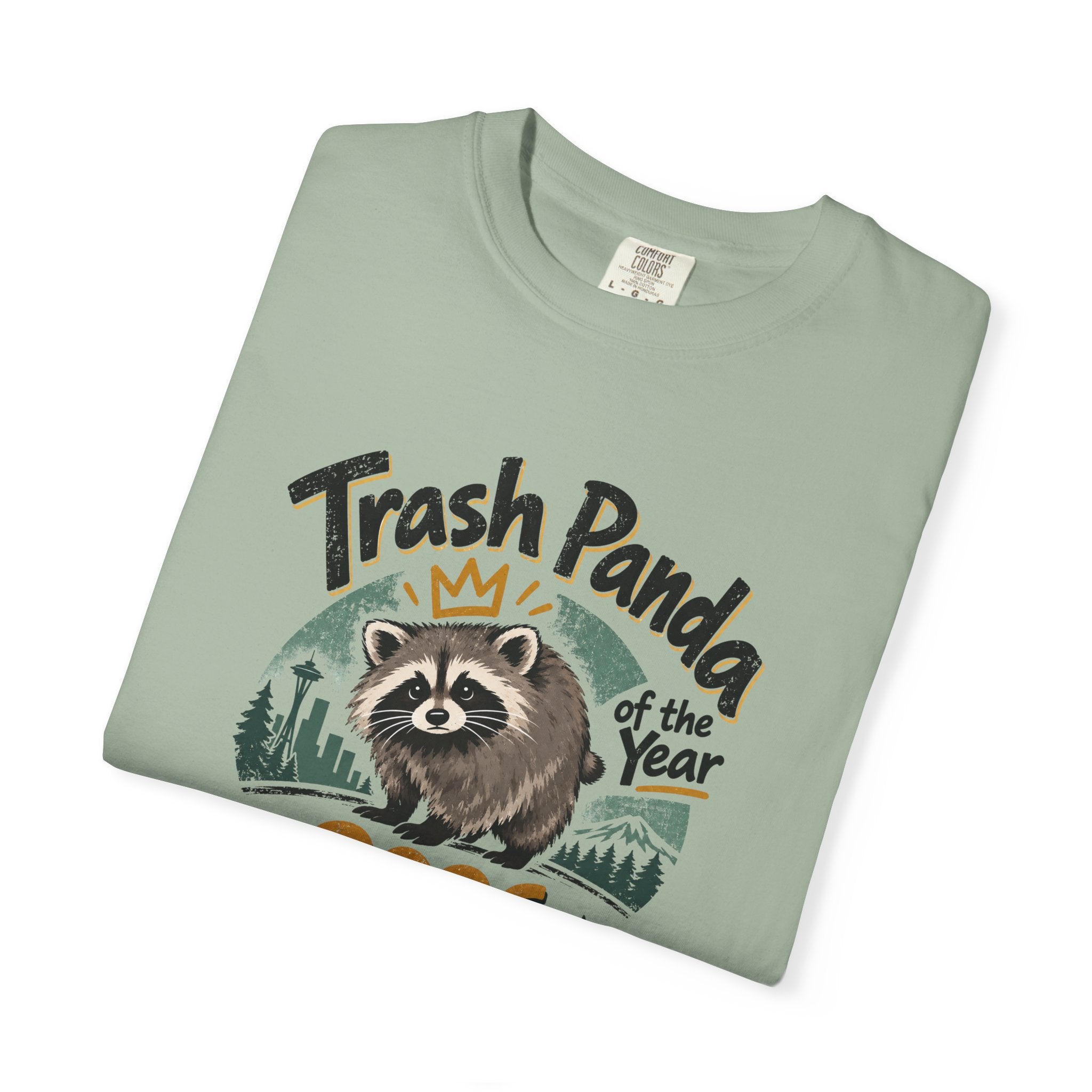 Trash Panda of the Year 2026 Garment-Dyed T-Shirt | Jimothy-Inspired Raccoon Tee