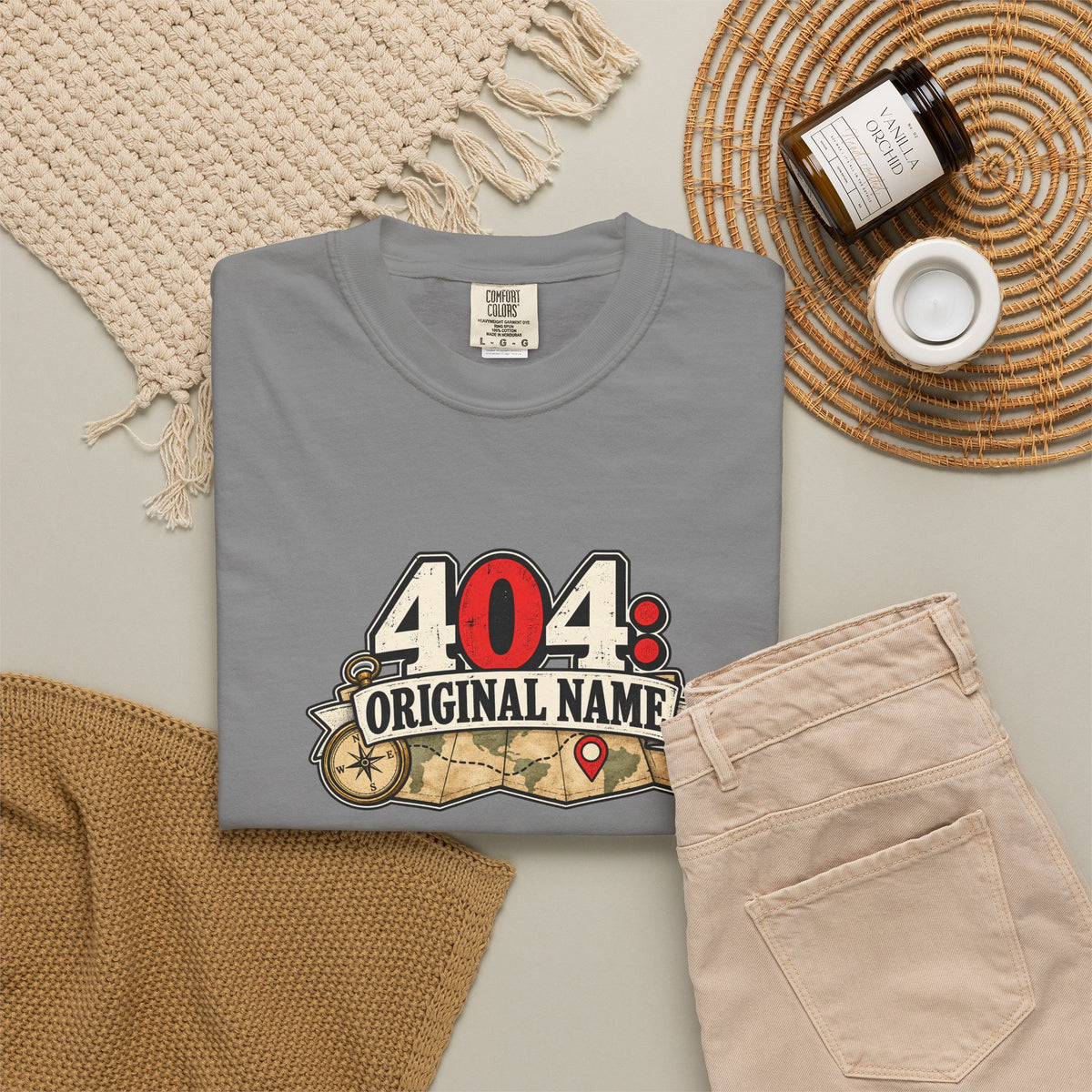 404: Original Name T-Shirt | Funny Geography Renaming Shirt