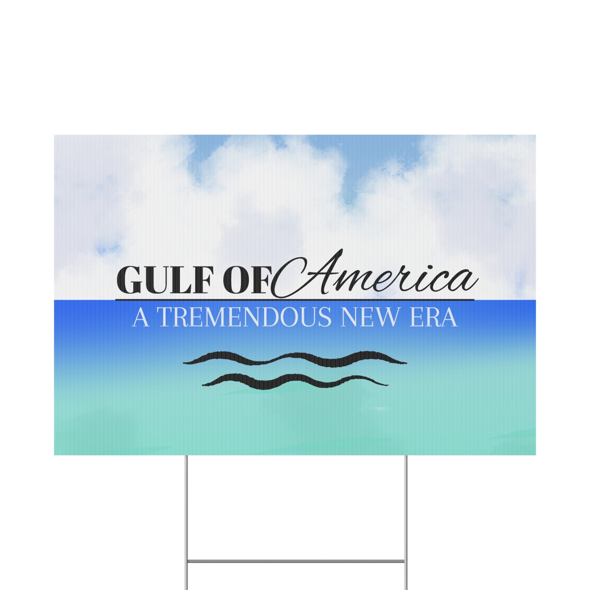 American Gulf Plastic Yard Sign