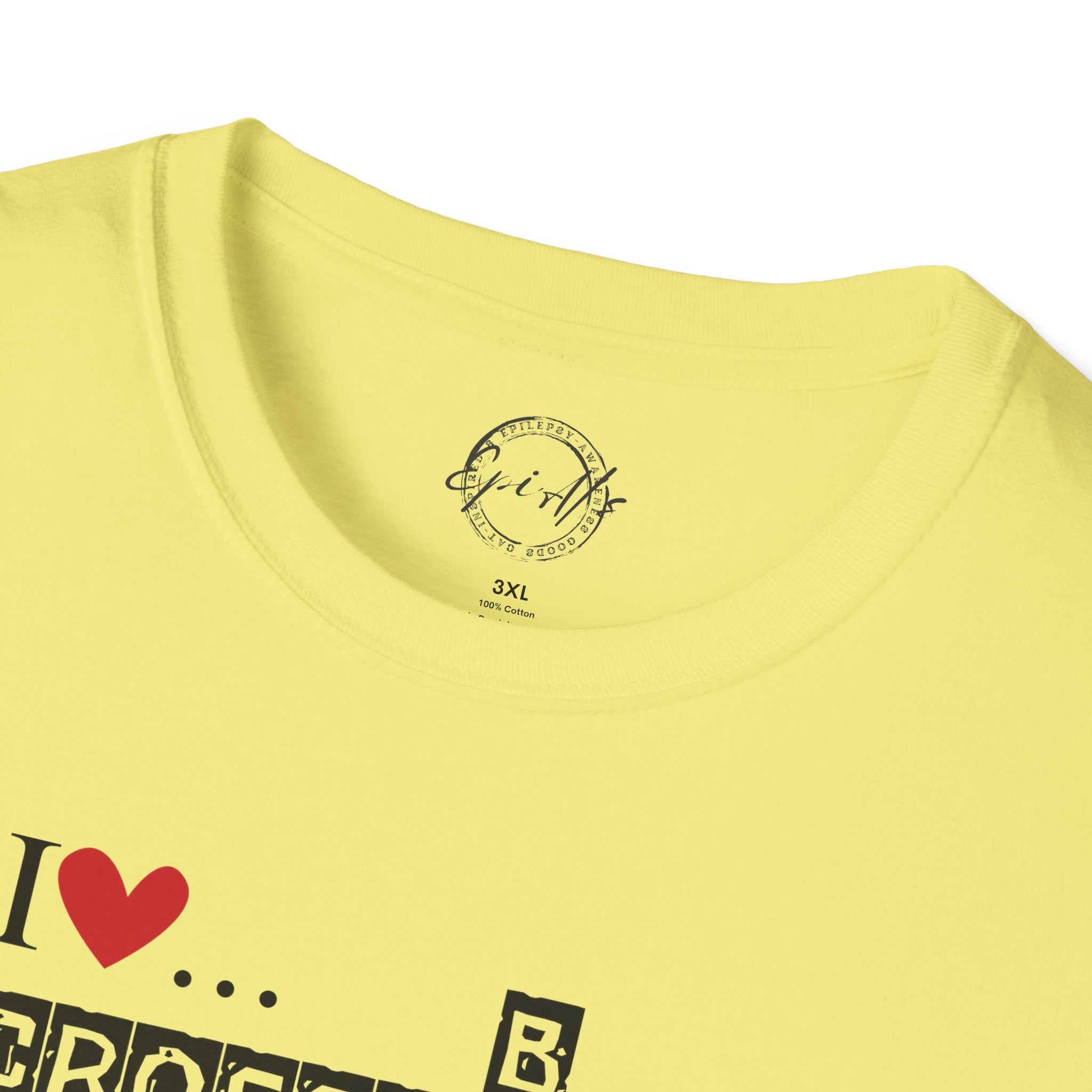 Photo depicting the ​Crosswords and Cats Unisex Softstyle T-Shirt from EpiAl's Shop.