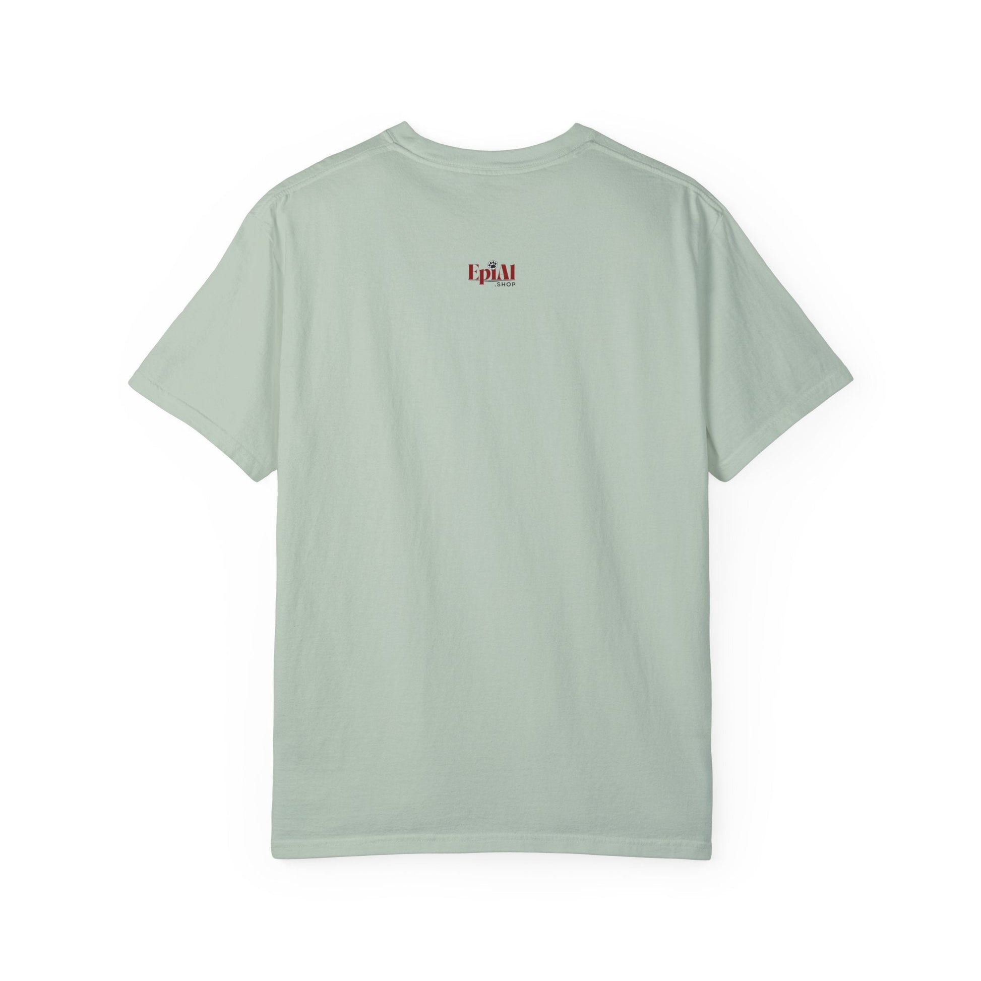 St. Patrick's Day Cat T-Shirt - Unisex Garment-Dyed Tee for Cat Lovers Printify