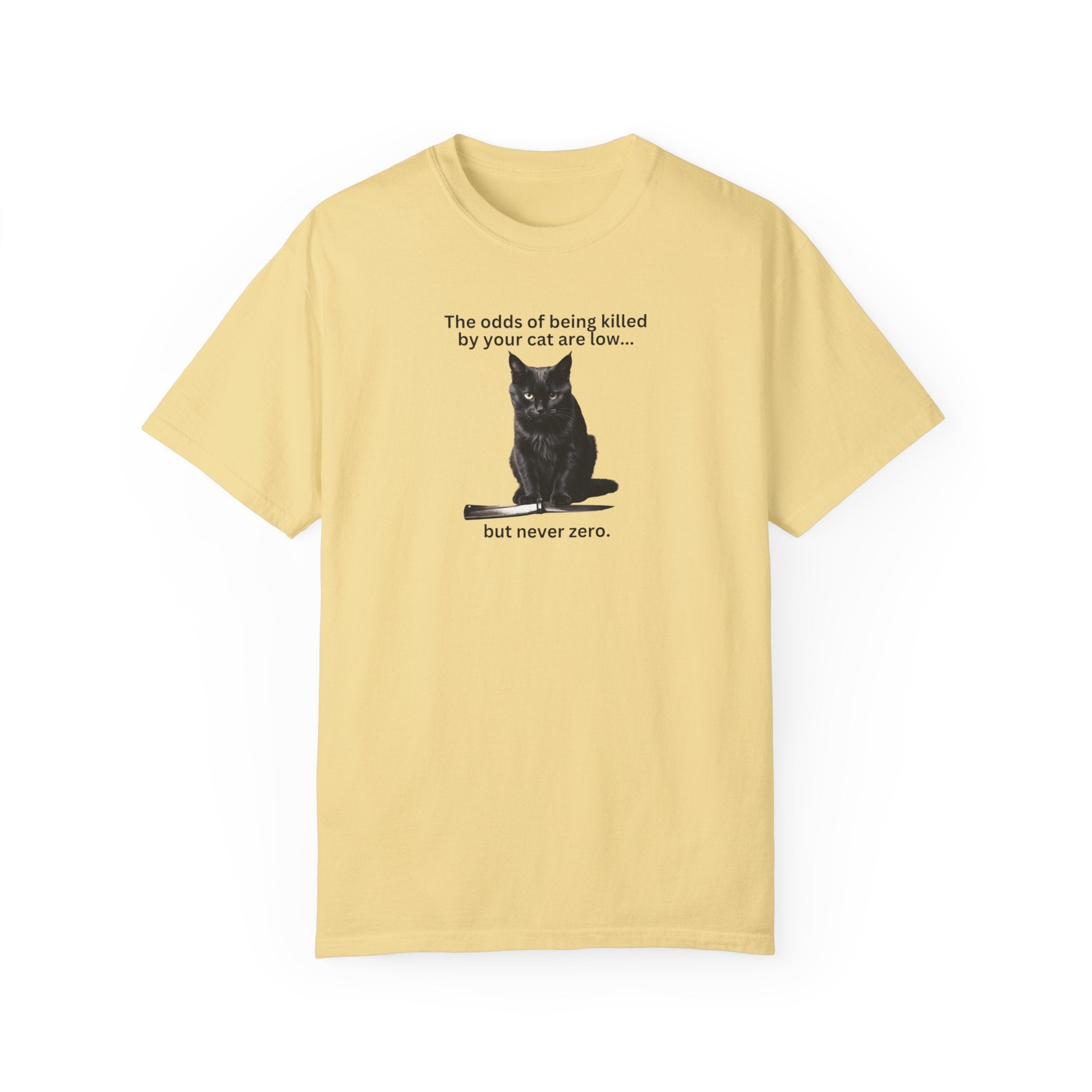 Photo depicting the ​Odds Unisex Garment-Dyed T-shirt from EpiAl's Shop.