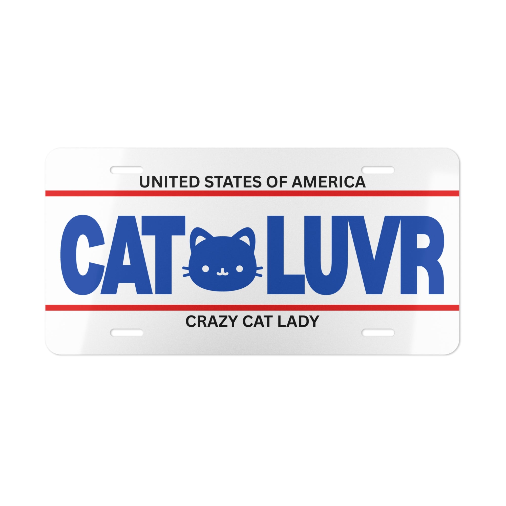 Cat Lover Vanity Plate
