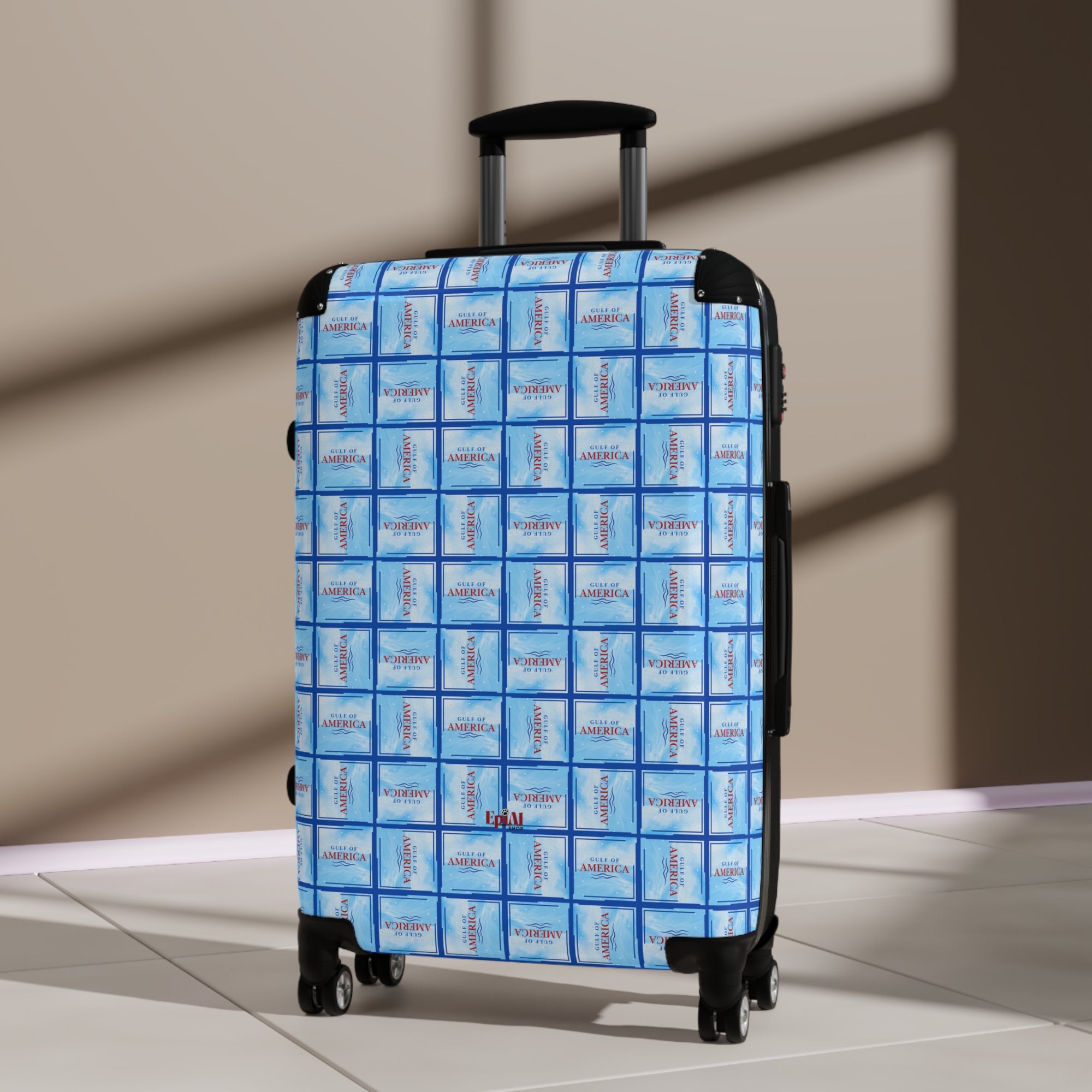 American Gulf Patterned Suitcase