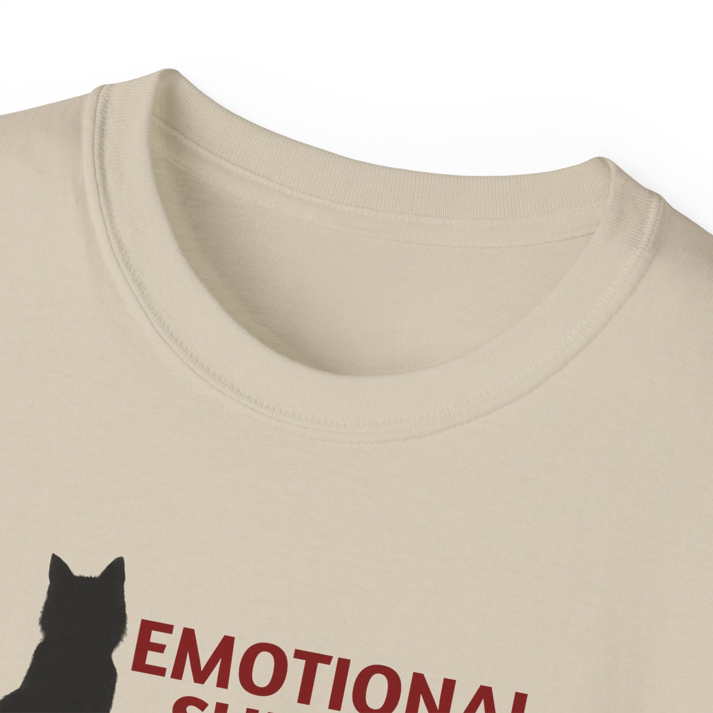 Emotional Support Cat Shirt, Unisex Ultra Cotton Tee