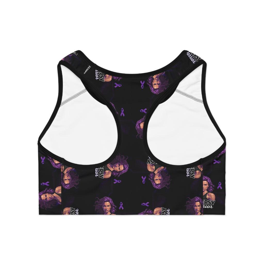 Epilepsy Warrior Woman Sports Bra/Workout Top