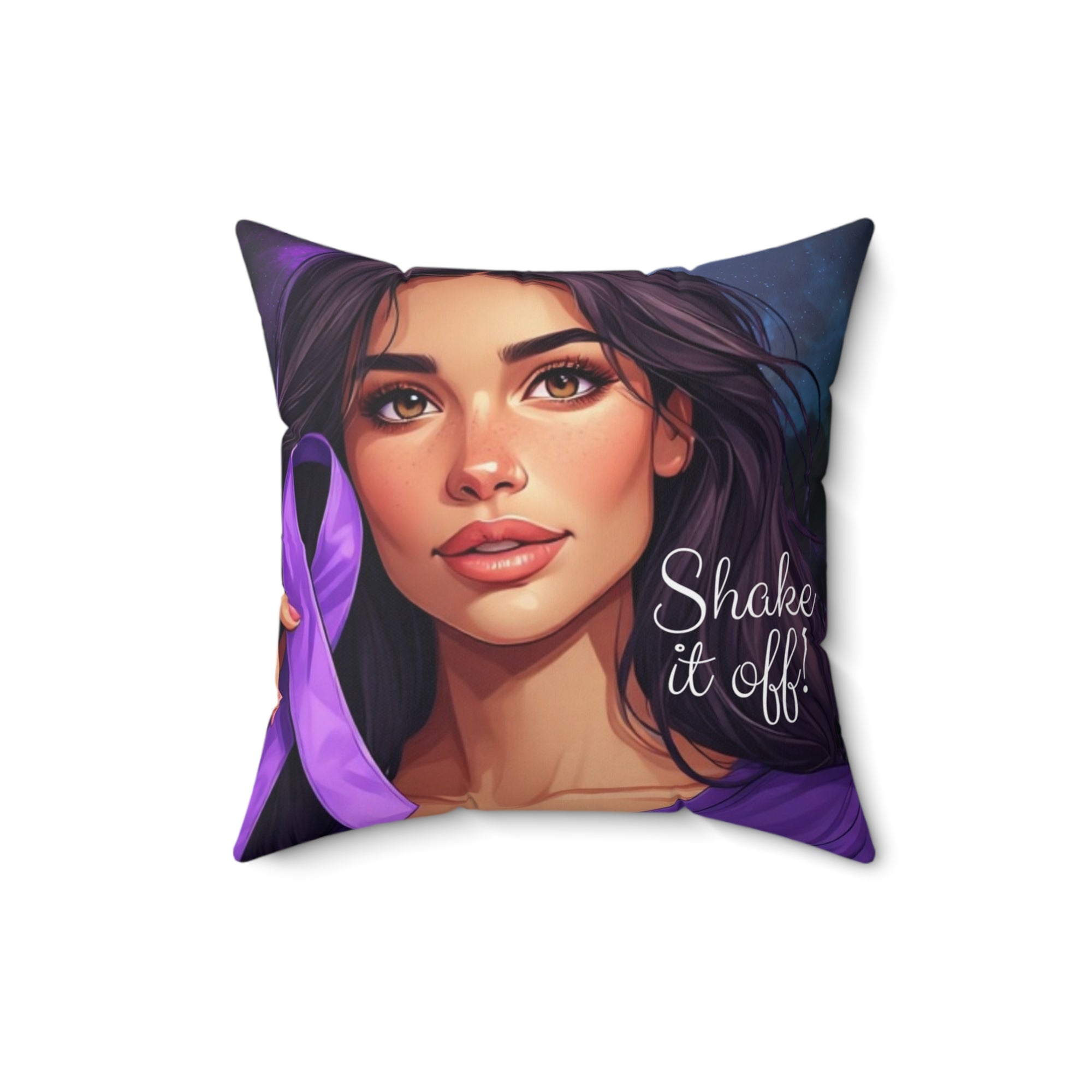 Motivational Shake It Off Decorative Pillow, Home Decor