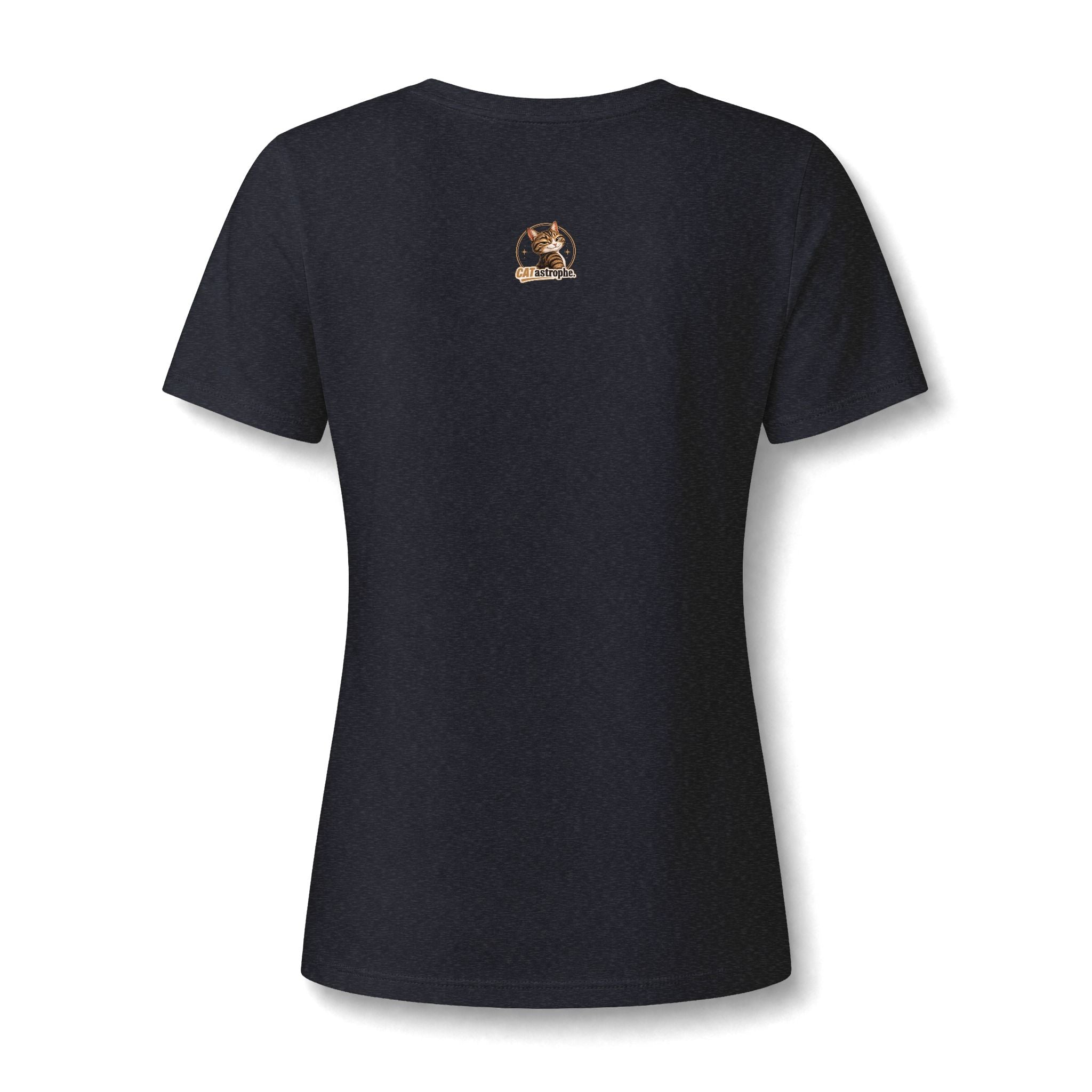 CATastrophe Women’s Relaxed V-Neck T-Shirt
