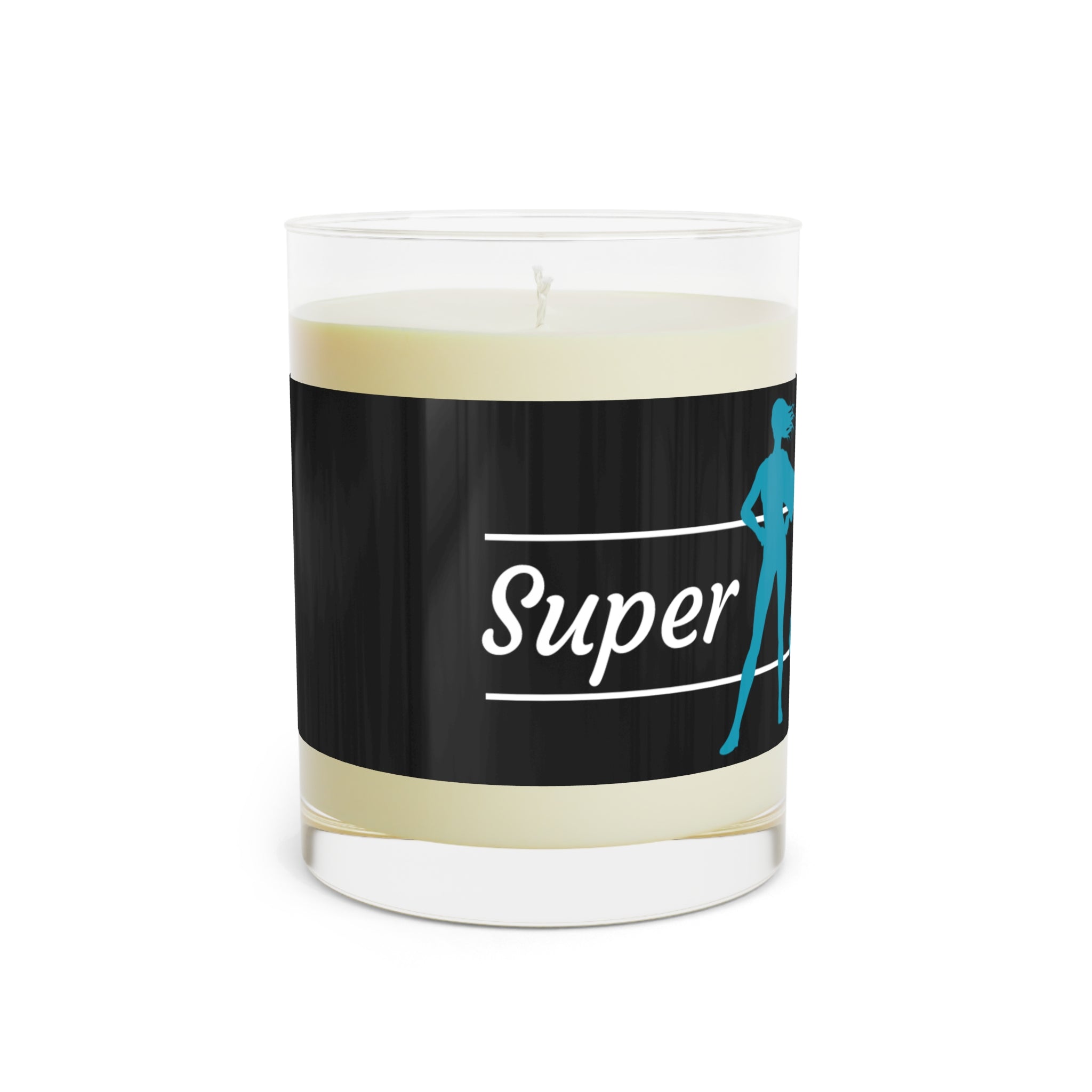 Photo depicting the ​Super Cat Lady Scented Candle - Full Glass, 11oz from EpiAl's Shop.