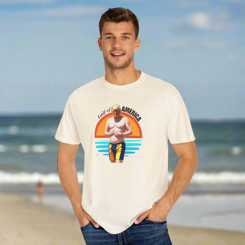 Gulf of America Graphic T-Shirt for Beach Lovers