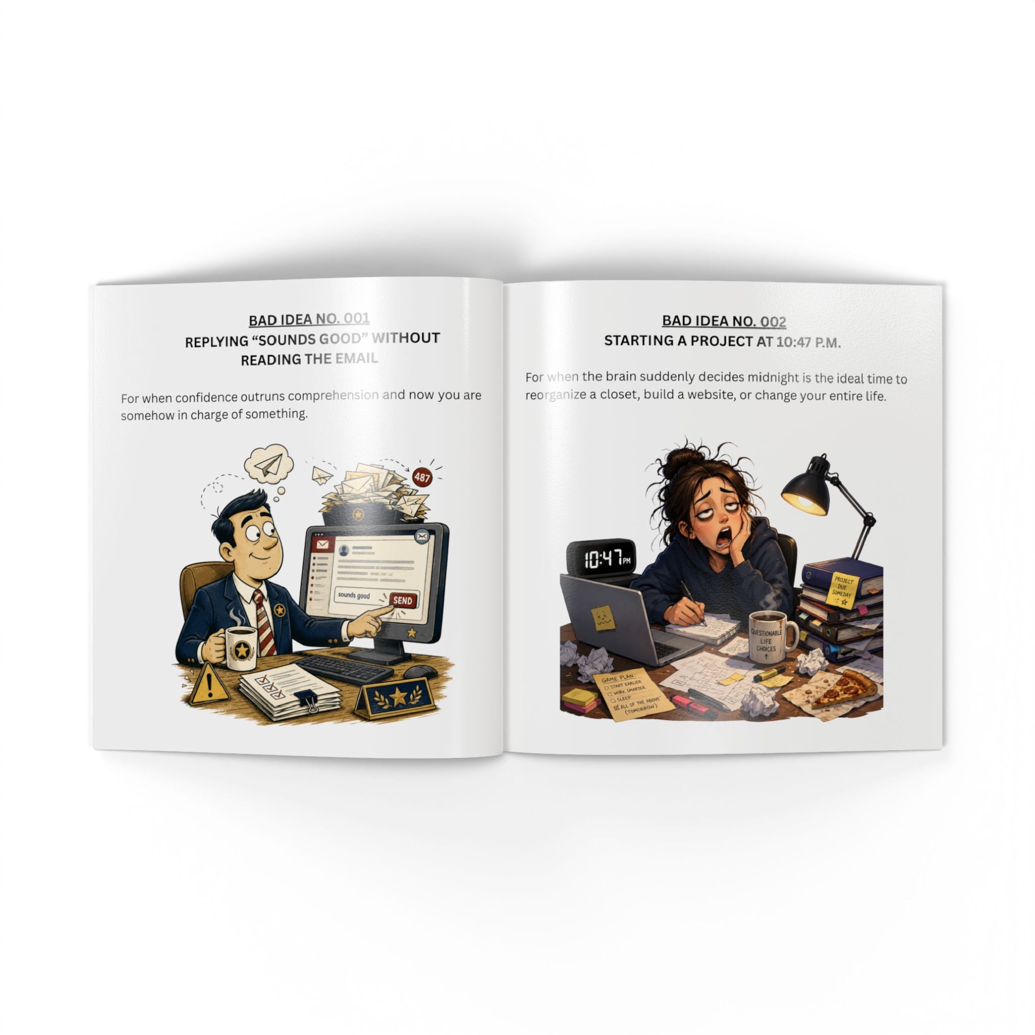 Bureau of Bad Ideas: Funny Faux-Government Softcover Book