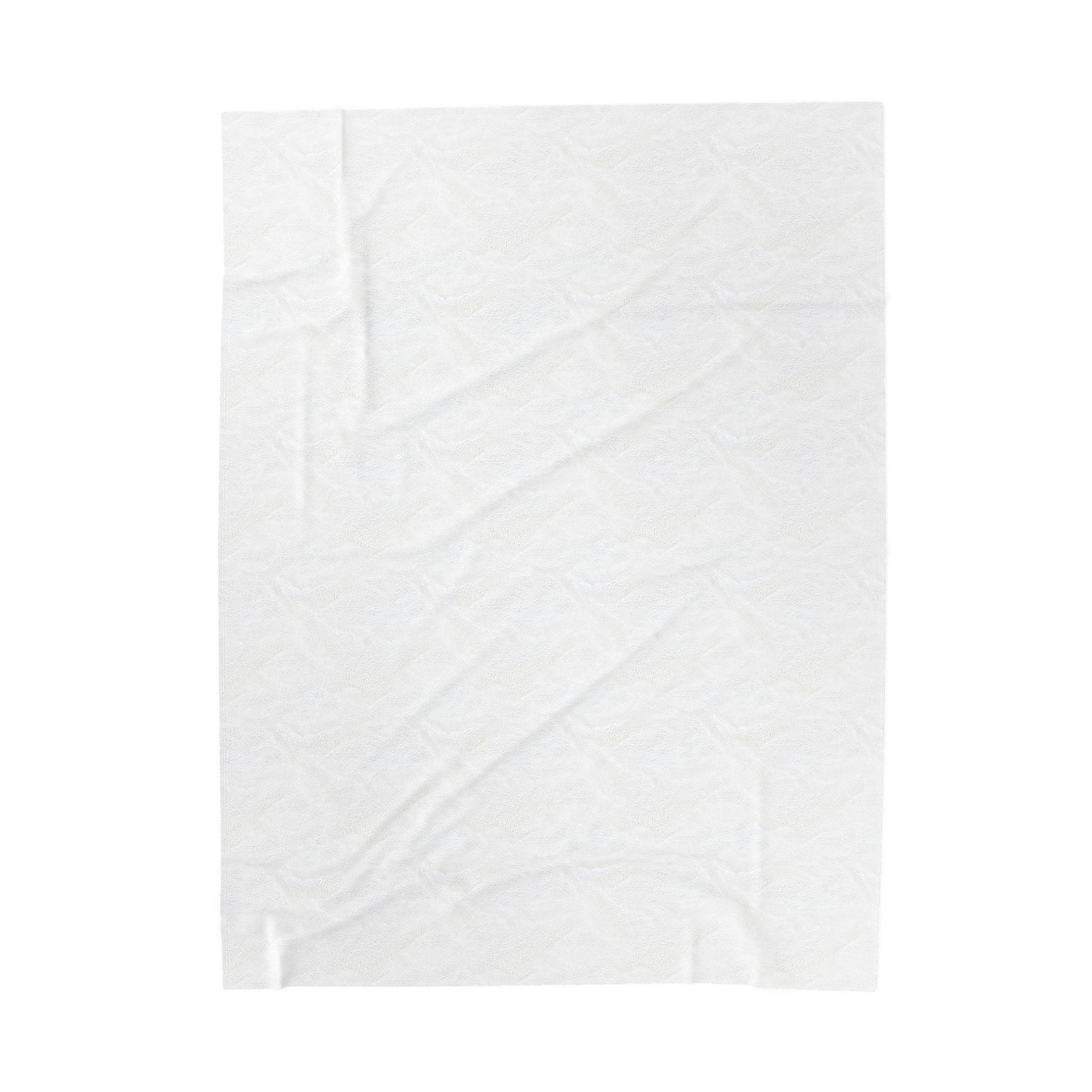 Cozy Velveteen Plush Blanket – Americans Against Trump Design Printify