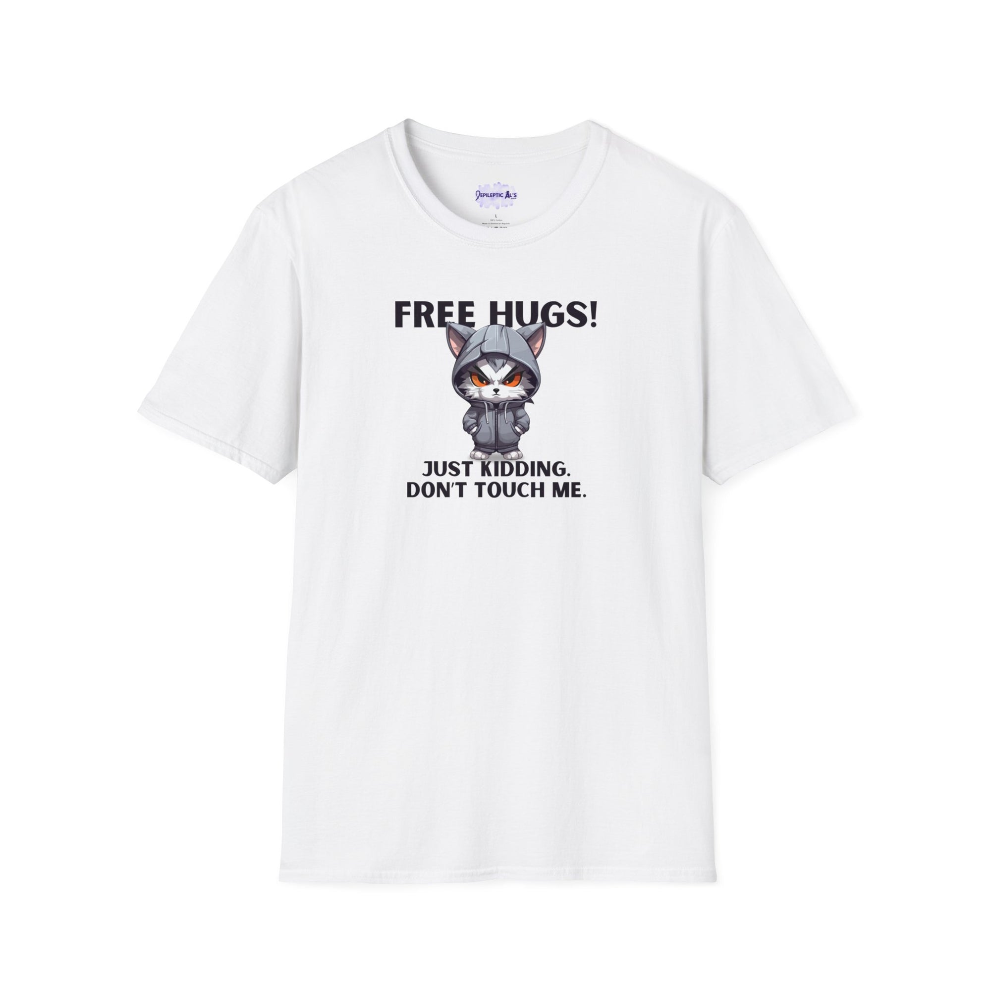 Cat Unisex Softstyle T - Shirt - T - Shirt - Epileptic Al’s Shop
