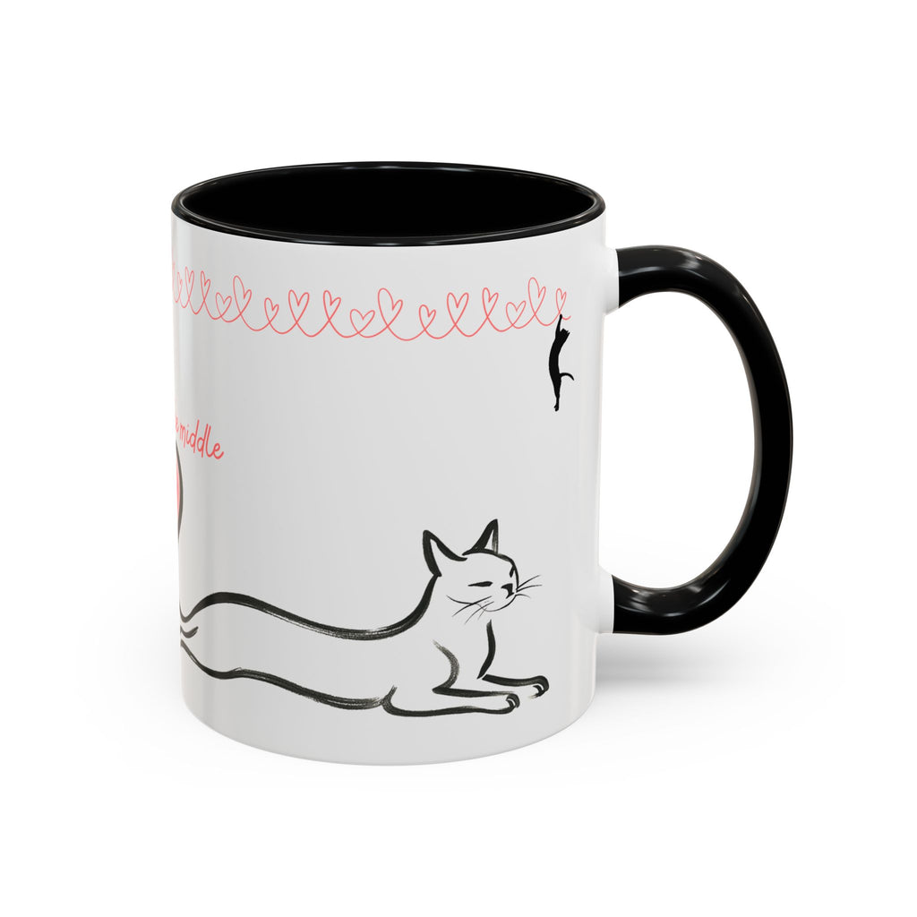 We Meet in the Middle Cat Wraparound Coffee Mug