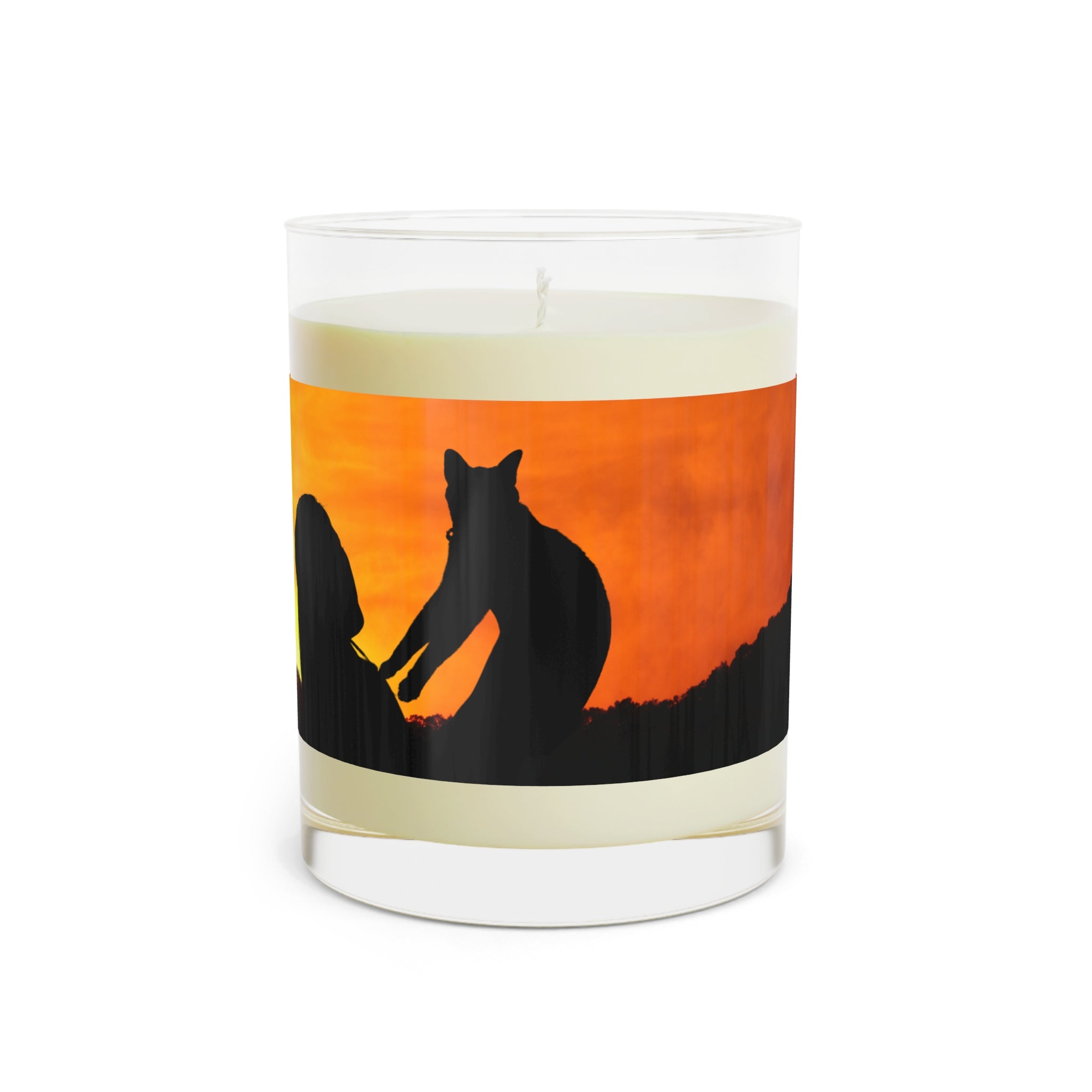 Photo depicting the ​Cat Lady Strong Scented Candle - Full Glass, 11oz from EpiAl's Shop.