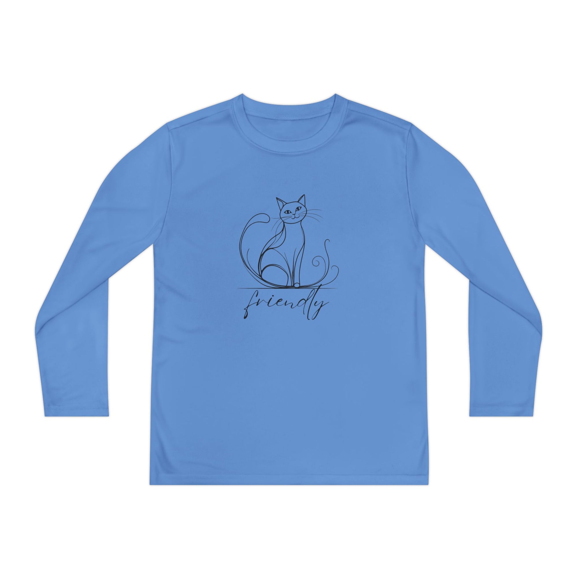 Friendly Cat Youth Long Sleeve Tee