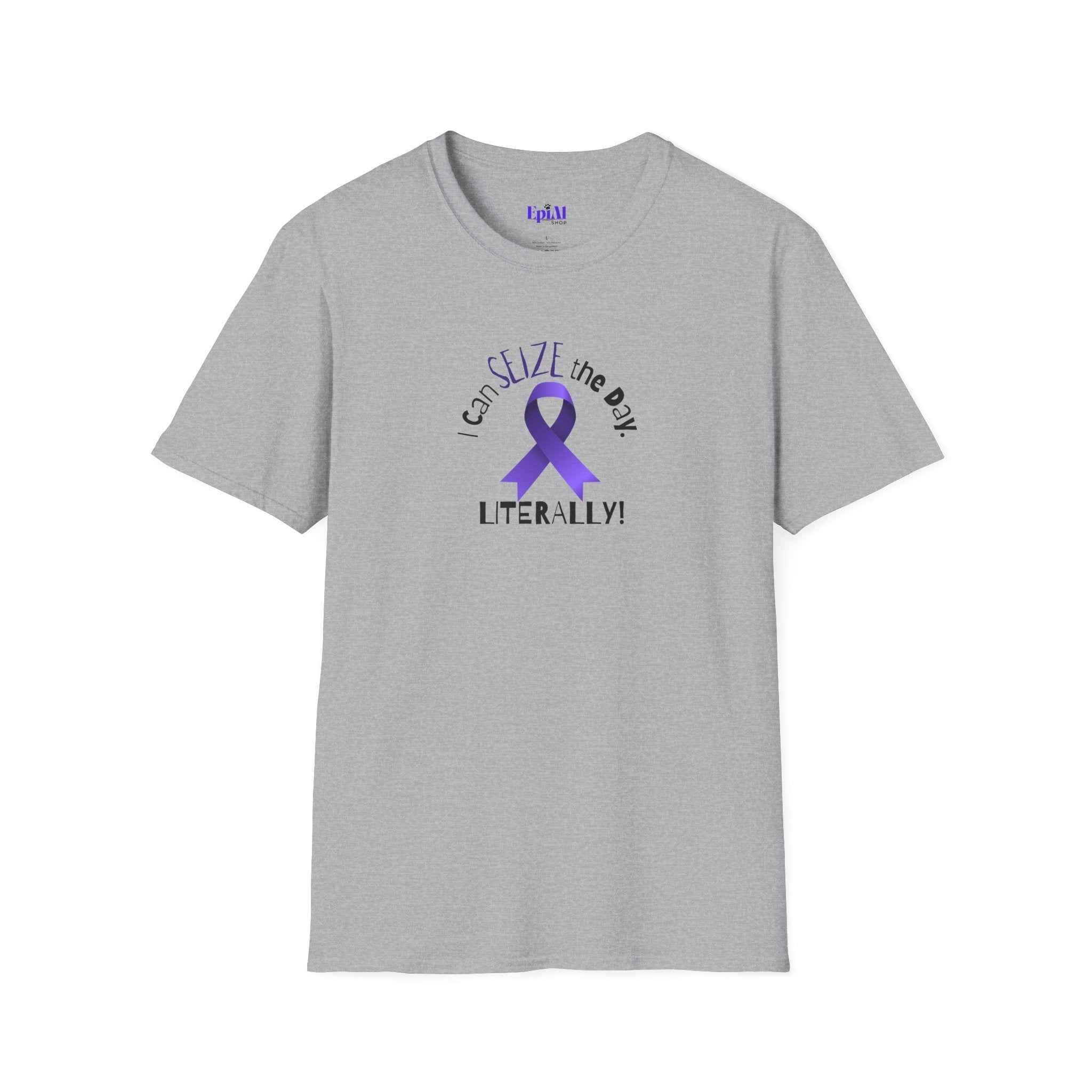 “I Can SEIZE the Day — Literally!” Epilepsy Awareness Pin Button (3