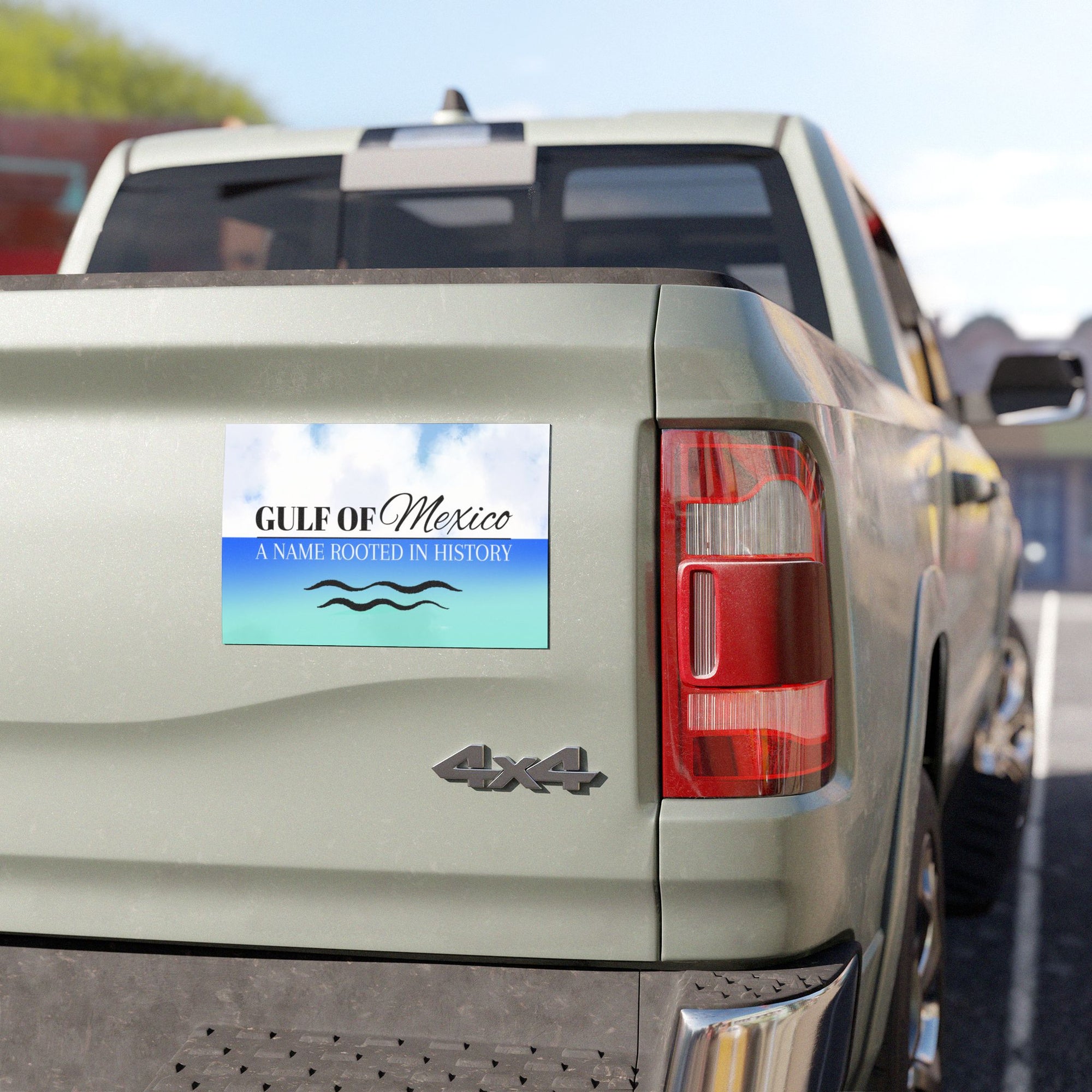 Gulf of Mexico A Name Rooted in History Car Magnet
