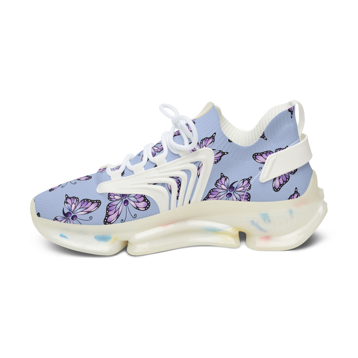 Women’s Semicolon Butterfly Sneakers | Suicide Awareness Shoes