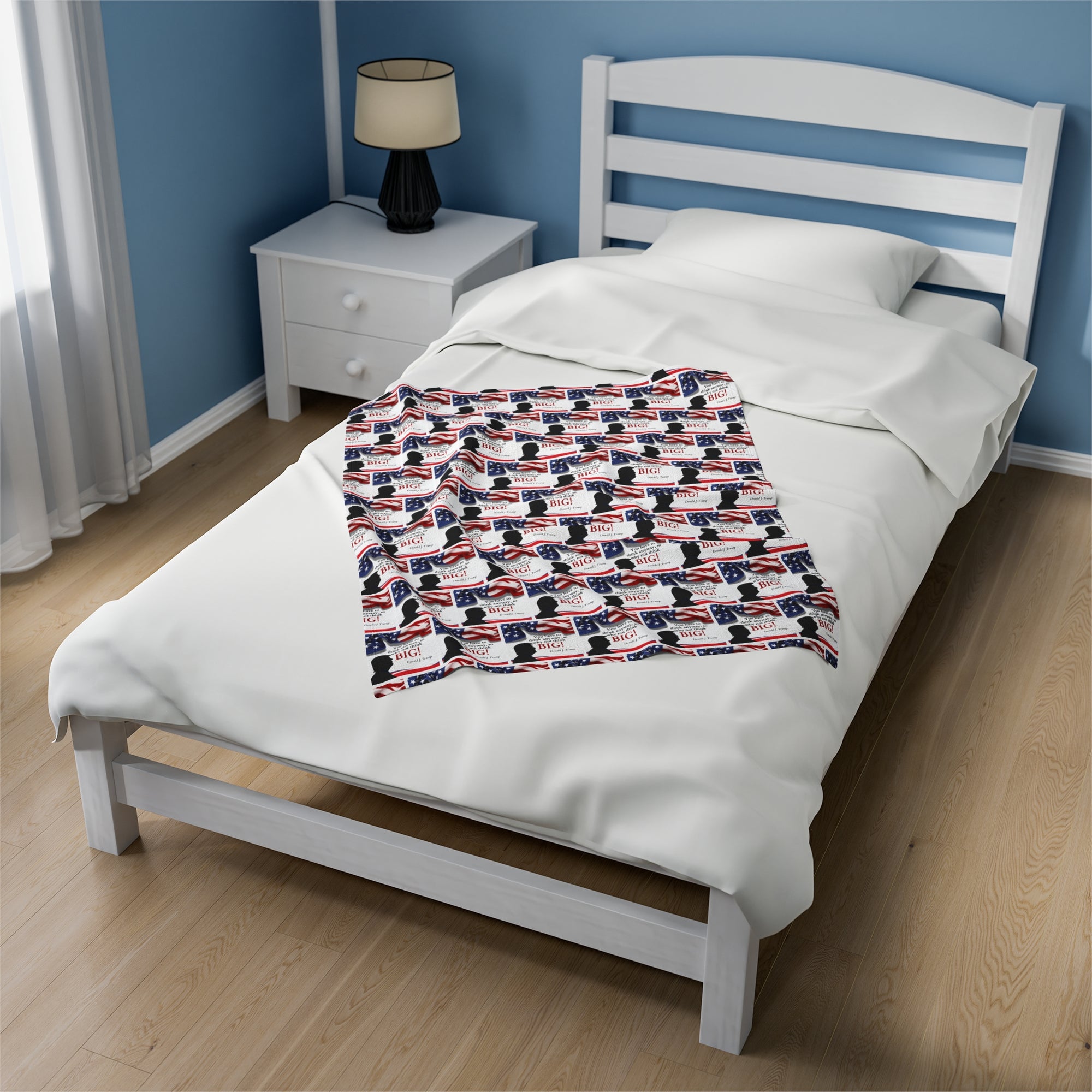 Trump: Think Big Velveteen Plush Blanket