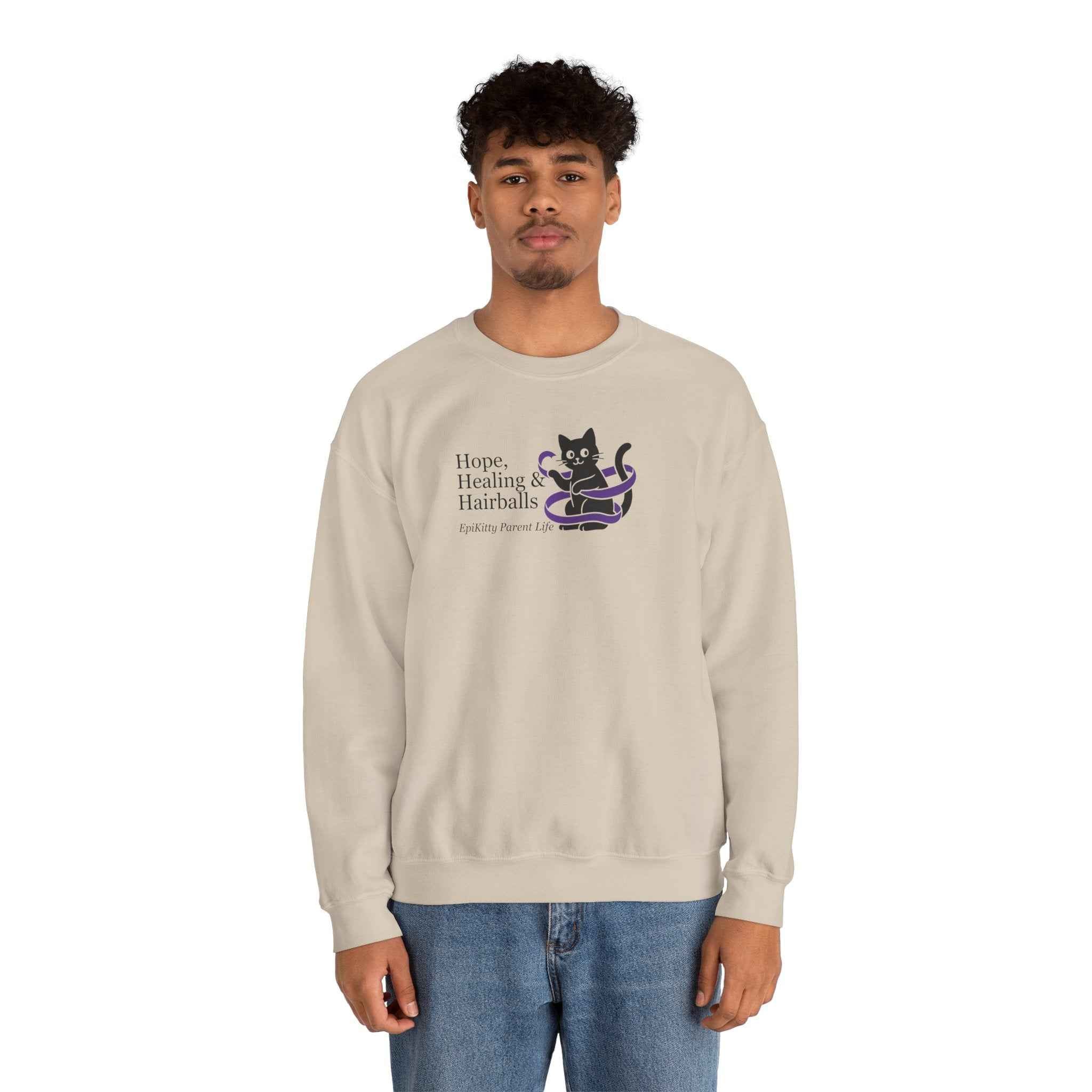 “Hope, Healing & Hairballs” Epikitty Parent Life Sweatshirt