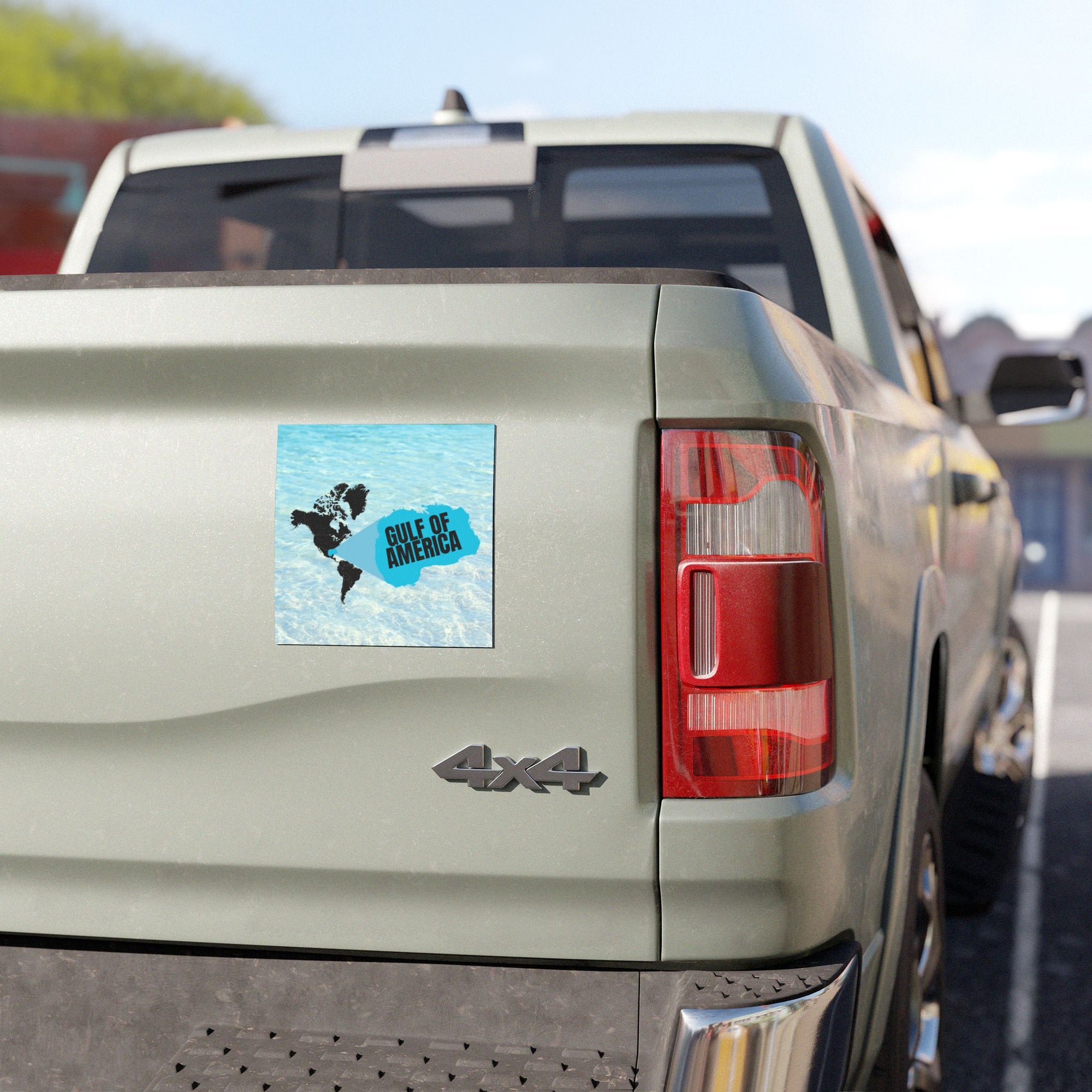 American Gulf Map Car Magnet
