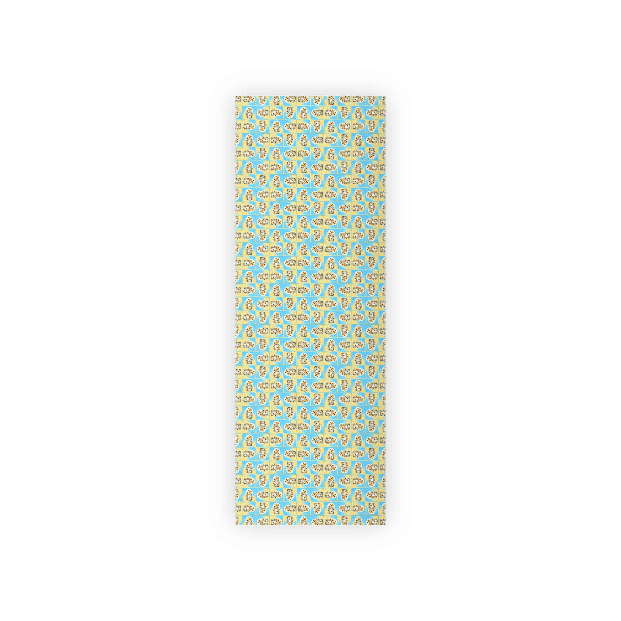Cheerful Sunflower Kitty Gift Wrapping Paper Roll