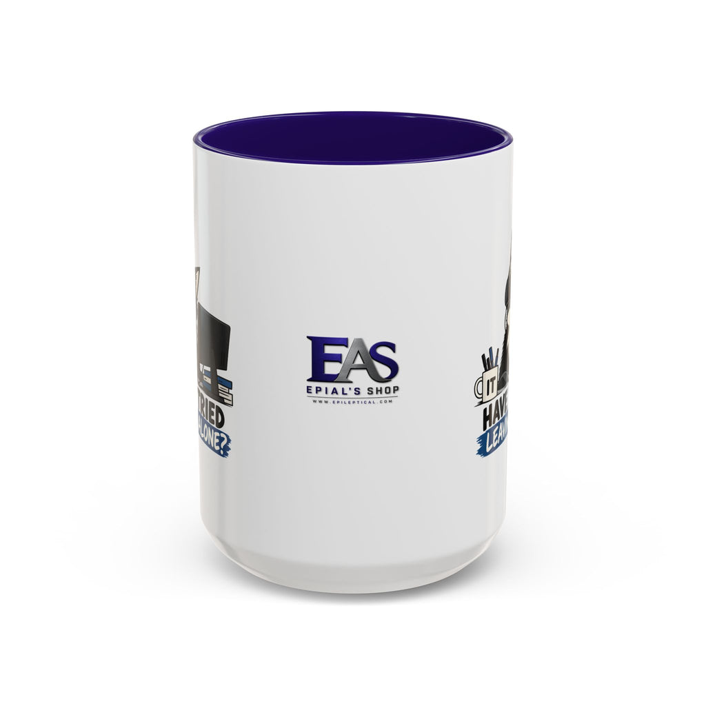 Have You Tried Leaving Me Alone? IT Cat Mug | Funny Office & Tech Support Coffee Mug