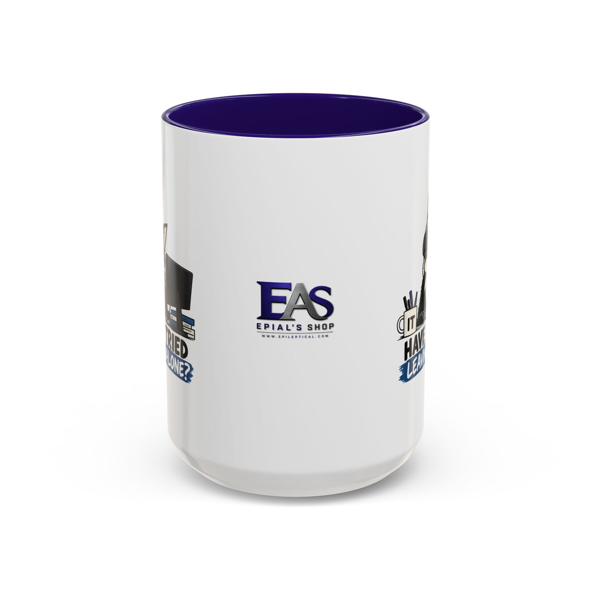 Have You Tried Leaving Me Alone? IT Cat Mug | Funny Office & Tech Support Coffee Mug