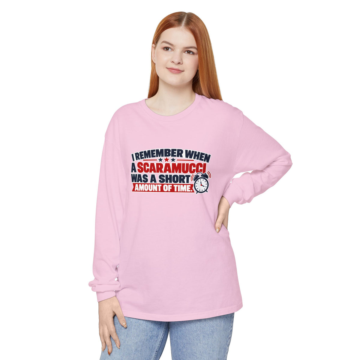 I Remember When a Scaramucci Was Short | Political Humor Long Sleeve Shirt
