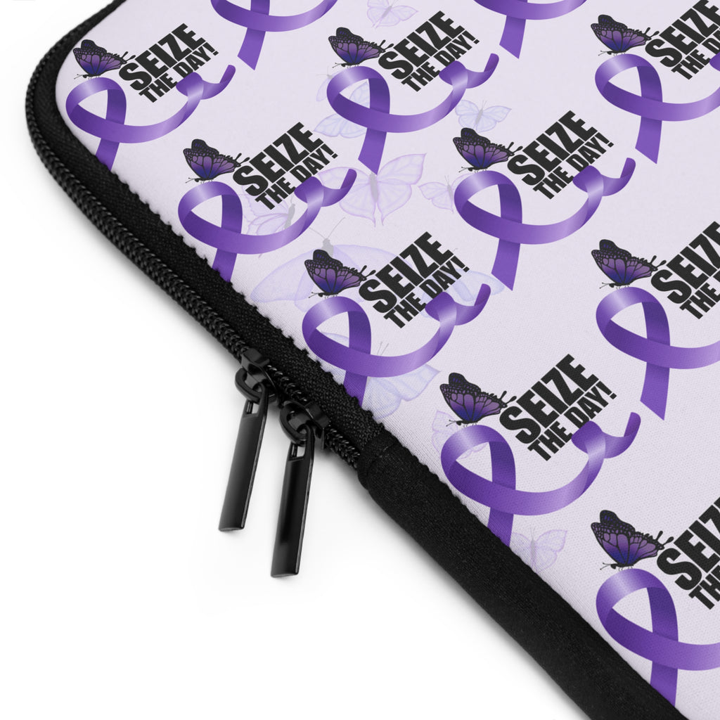 Purple Epilepsy Awareness Laptop Sleeve